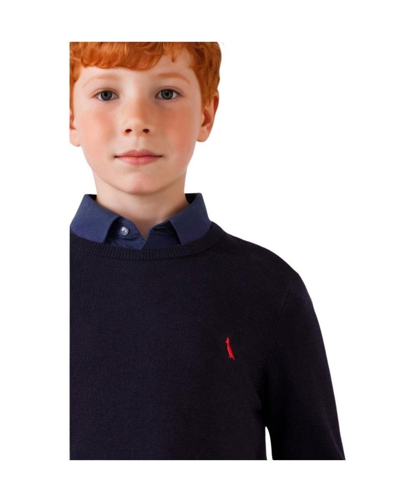 Infantil - Casaco Tricot Básico Gola Careca Reserva Mini