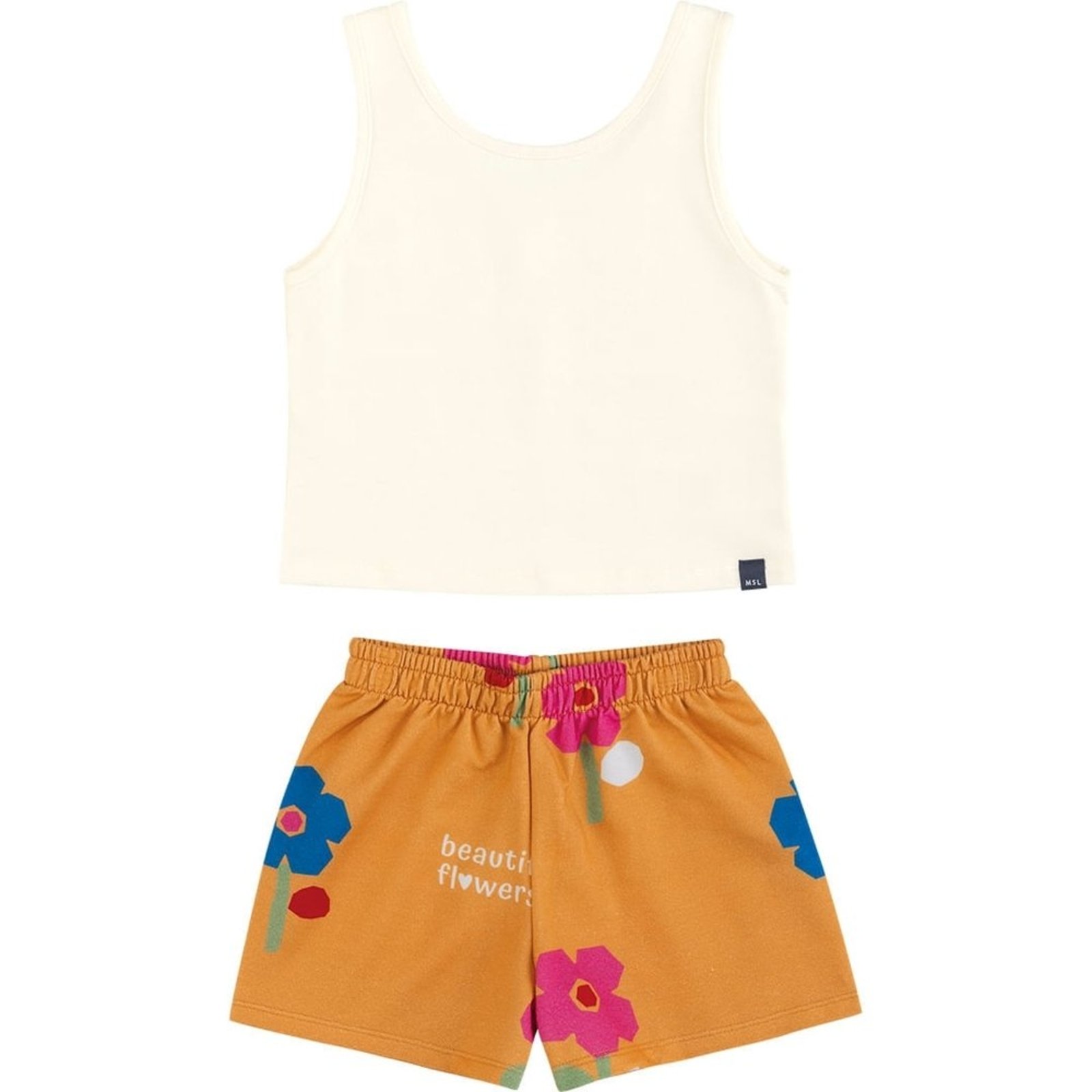 Infantil - Conjunto Curto Floral Menina Marisol