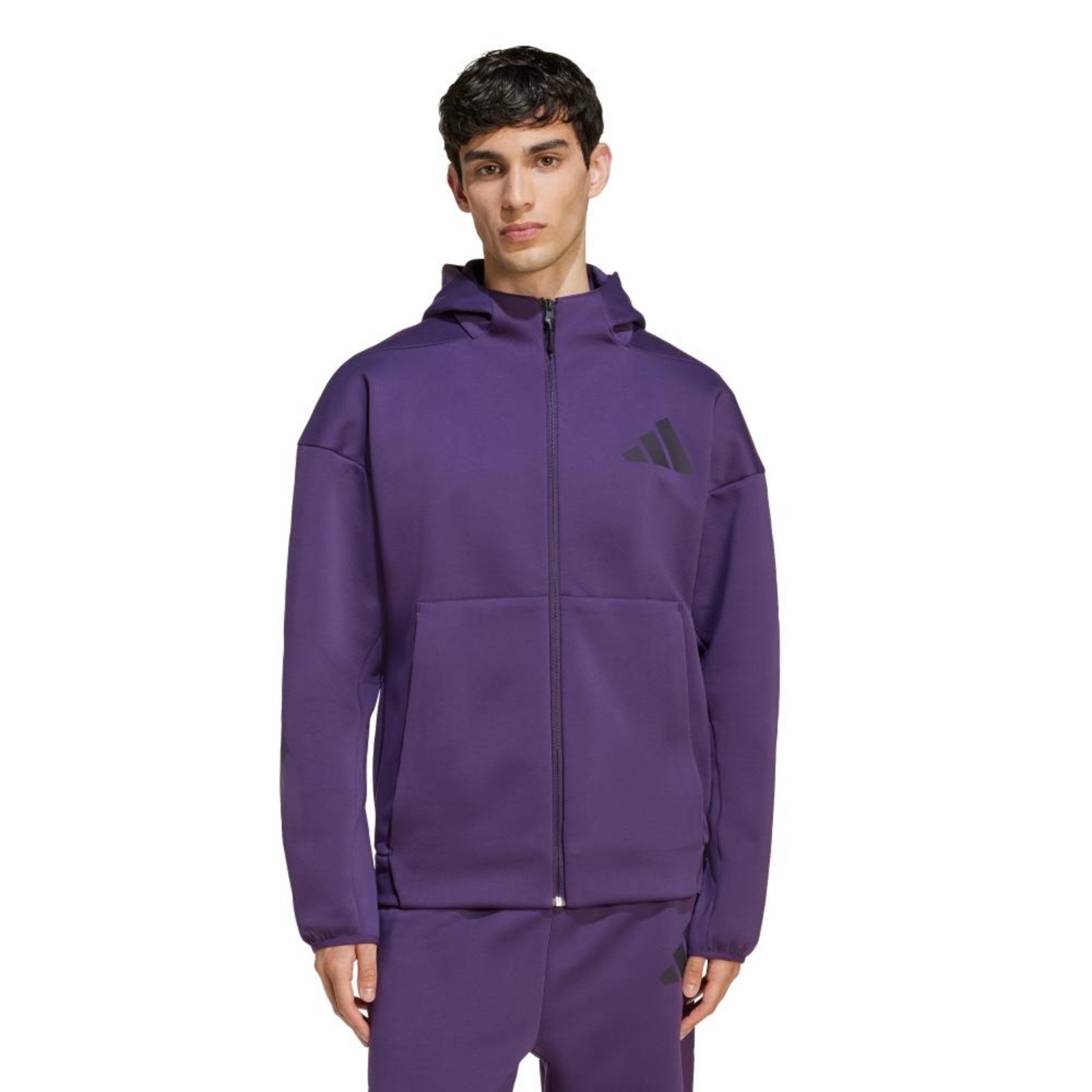 Jaqueta Capuz New adidas Z.N.E. Full-Zip adidas Sportswear Roxo