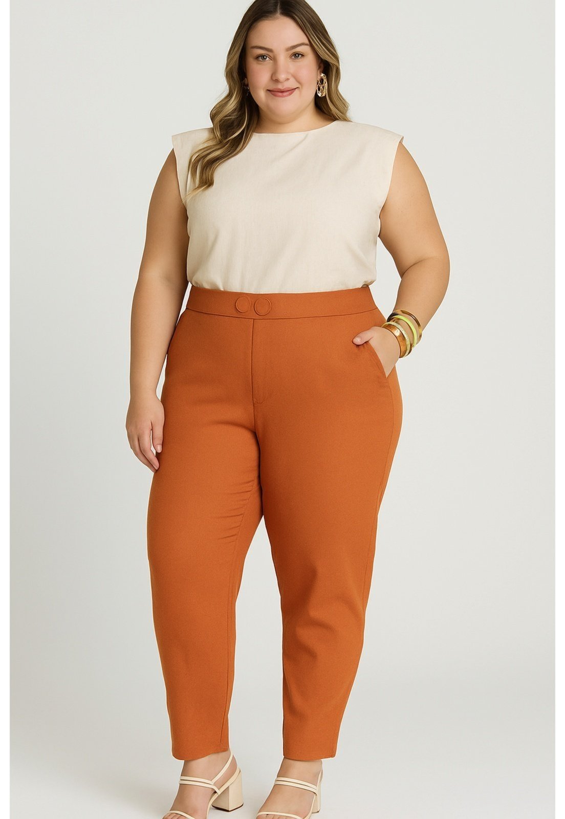Calça Rudély Plus Cobre