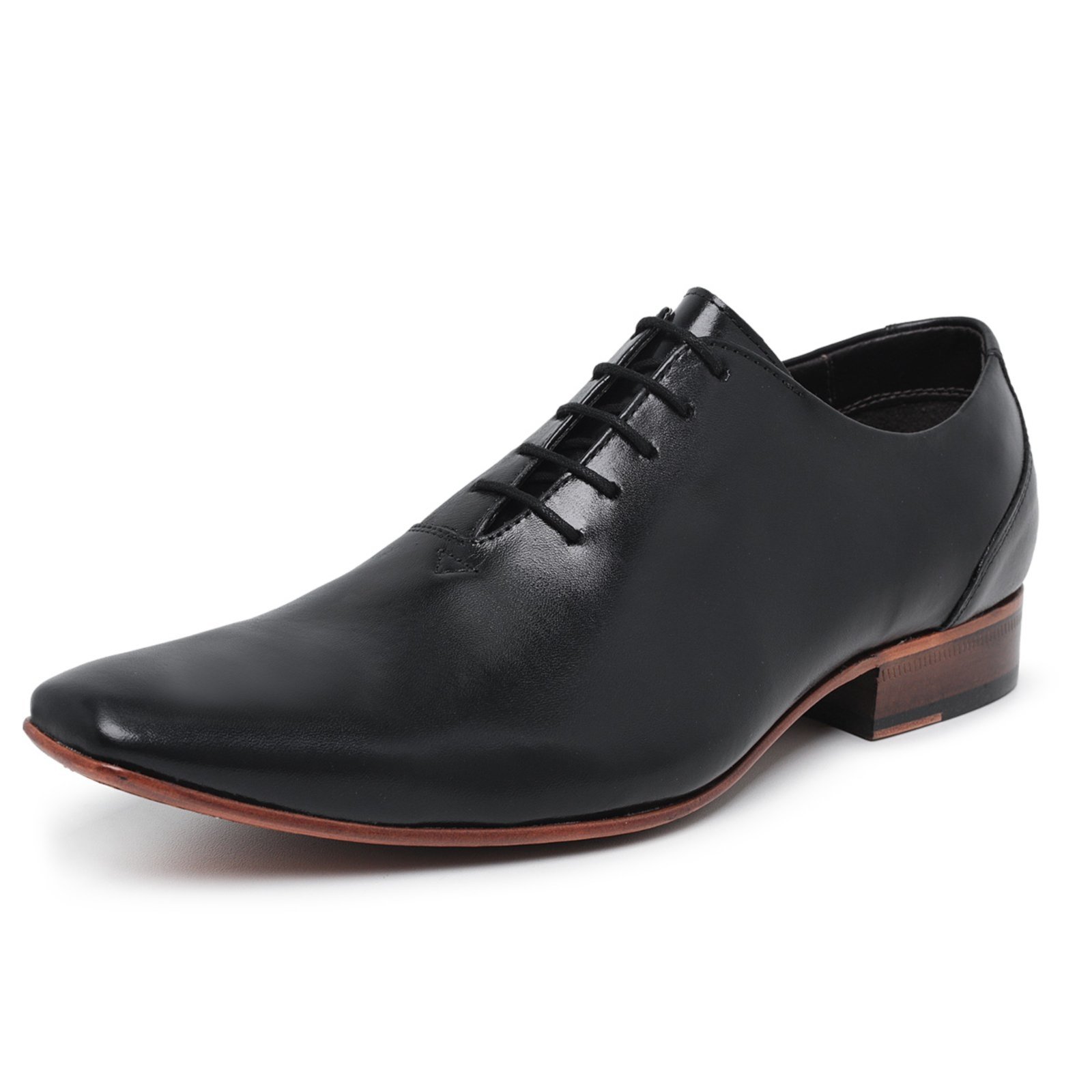 Sapato Social Wholecut Premium em Couro Paulo Vieira cor Preto