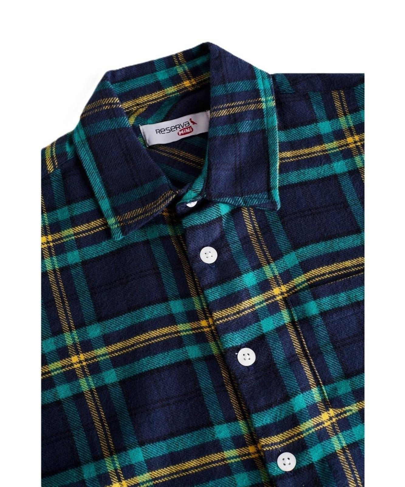 Infantil - Camisa Flanela Tp Xadrez Athletic Reserva Mini