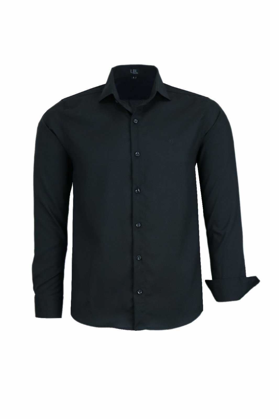 Camisa Manga Longa Lbl Comfort 100% Poliéster Preto 3015
