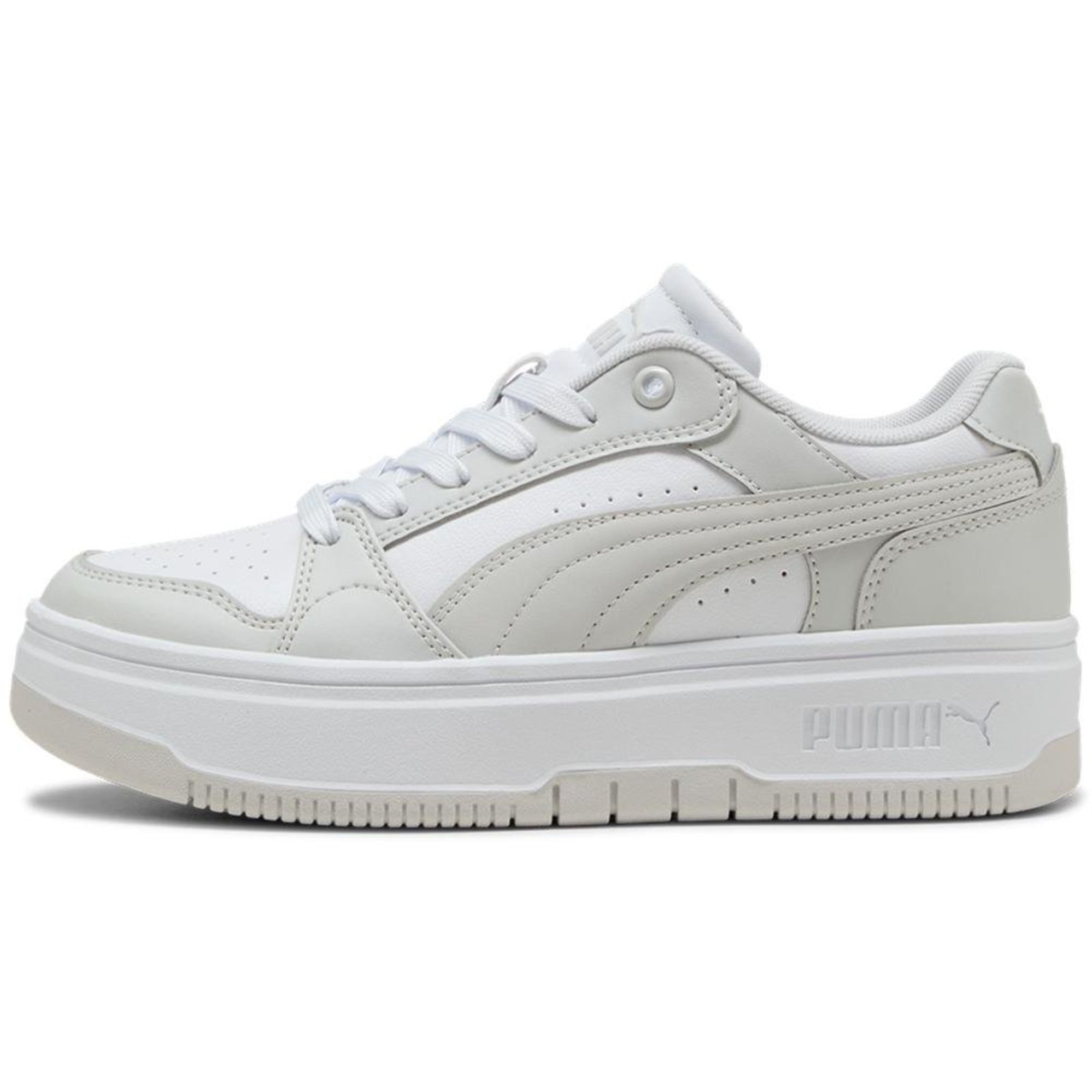 Tênis Puma Rebound Femme Low BDP Feminino White/Feather Gray