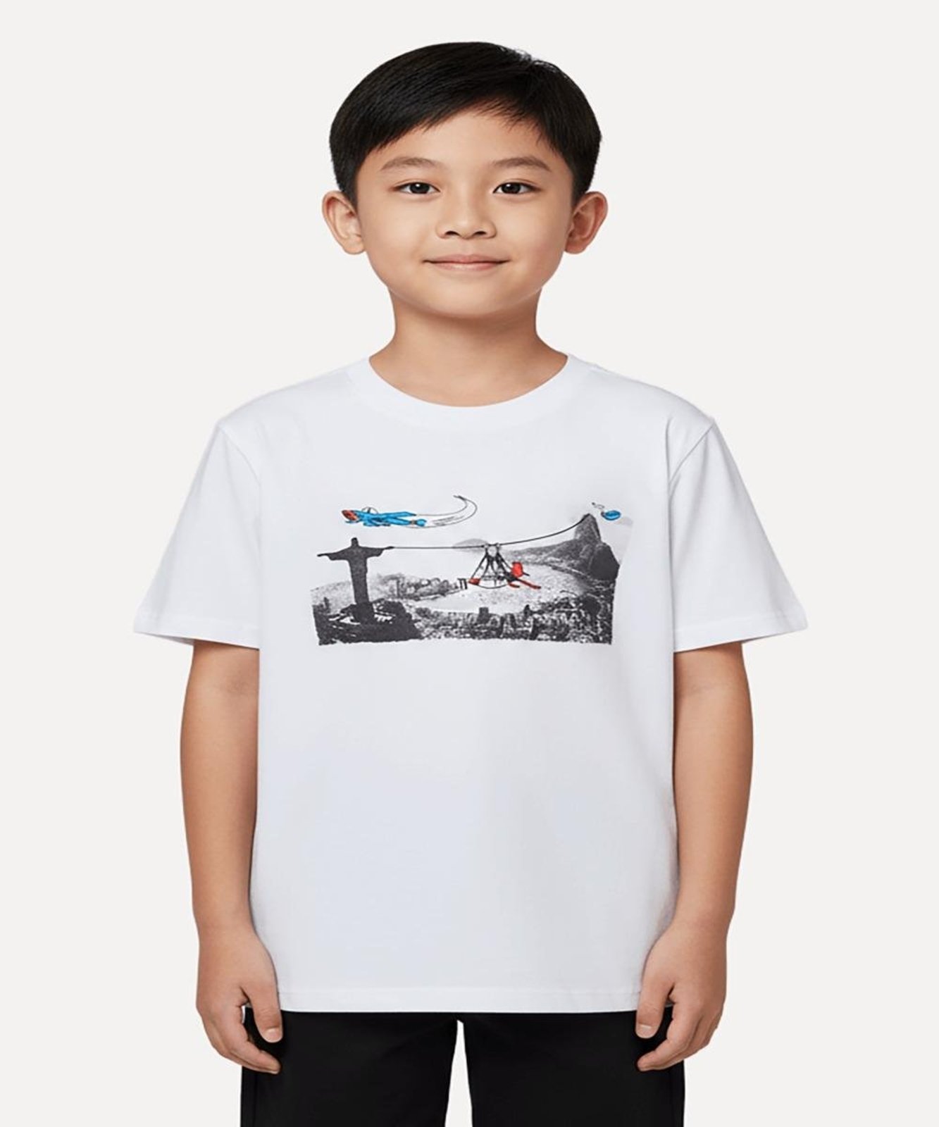 Infantil - Camiseta Estampada Bracos Abertos Reserva Mini