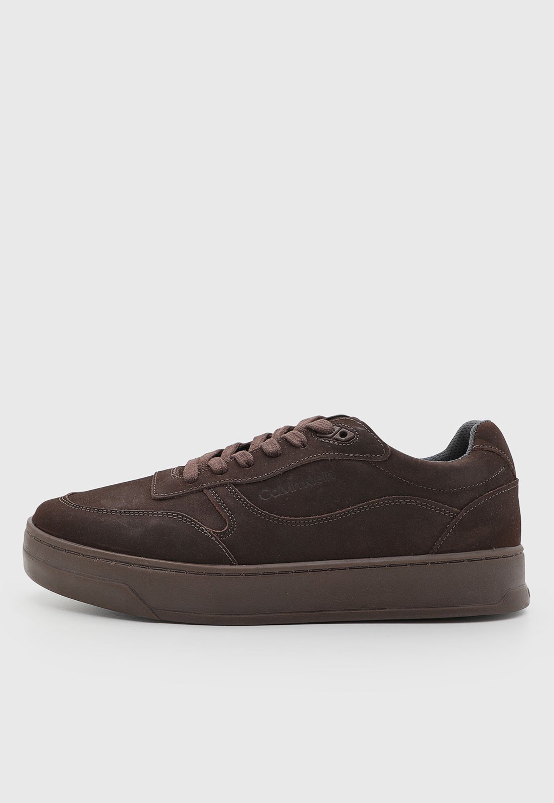 Tênis Masculino Calvin Klein Layers Marrom