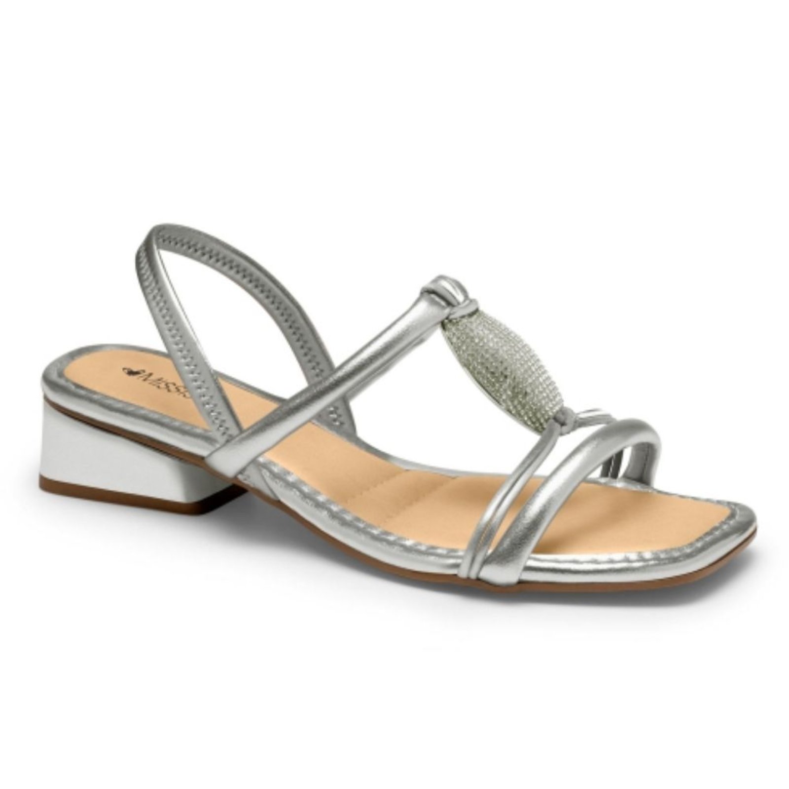 Sandália Feminina Prata Mississipi MF252-0008