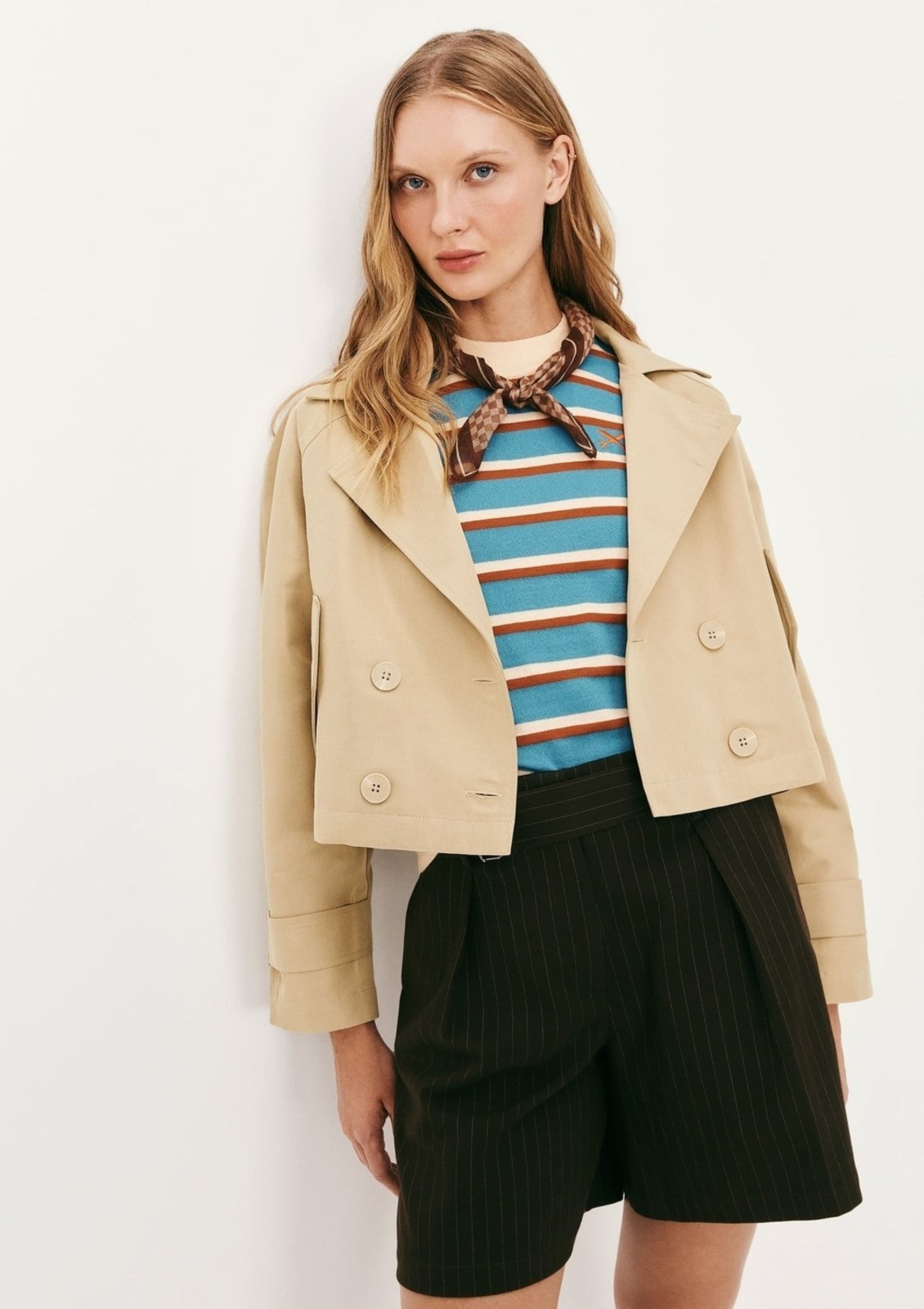 Trench Coat Feminino Curto Hering