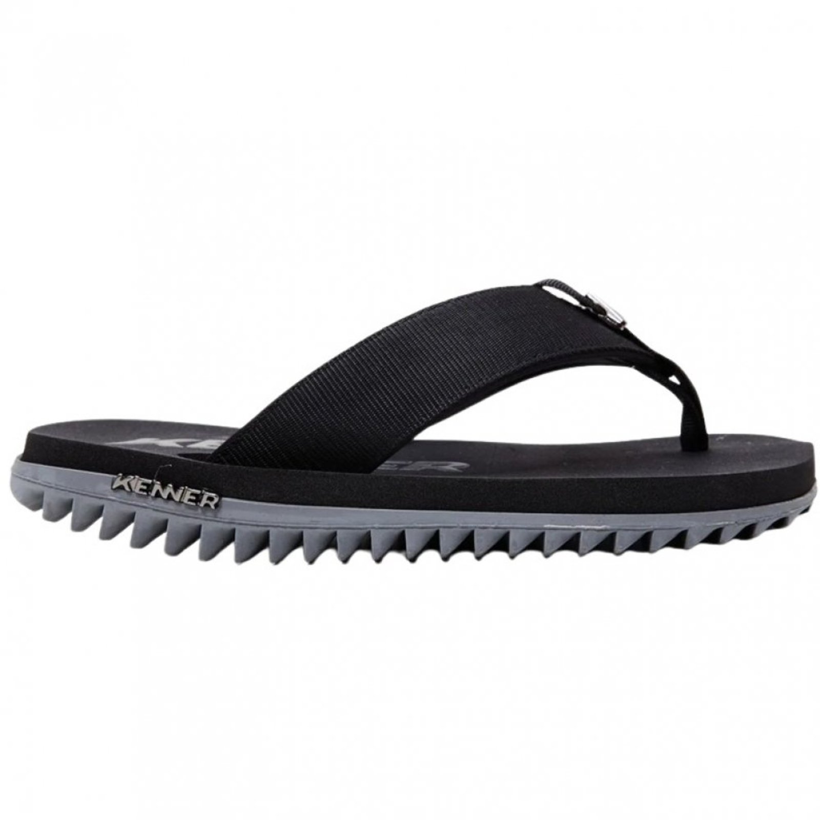 Sandália Kenner Kivah (tipo Tks) Cinza/preto 1300022304