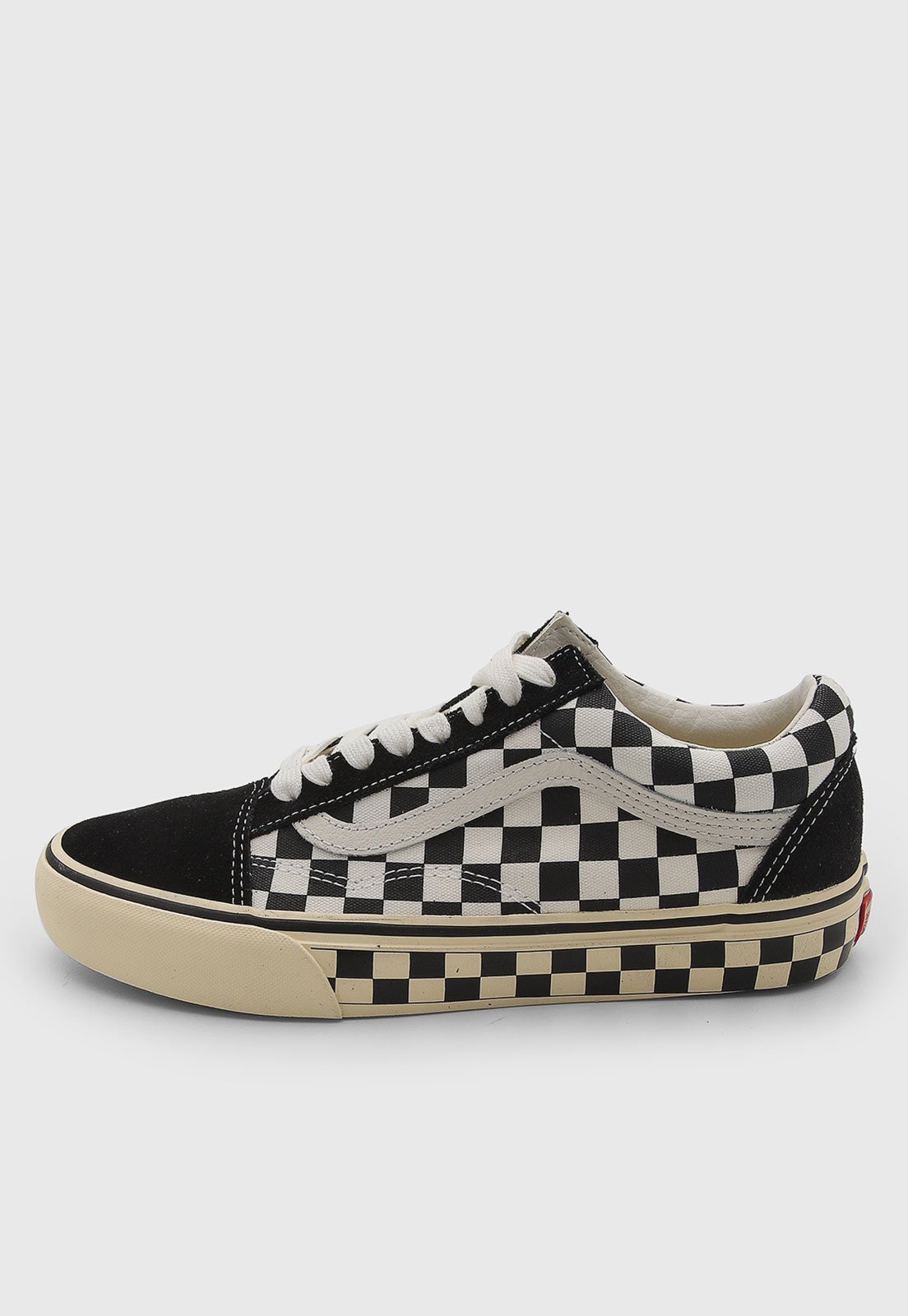 Tênis Vans Ua Old Skool Checkerboard Preto