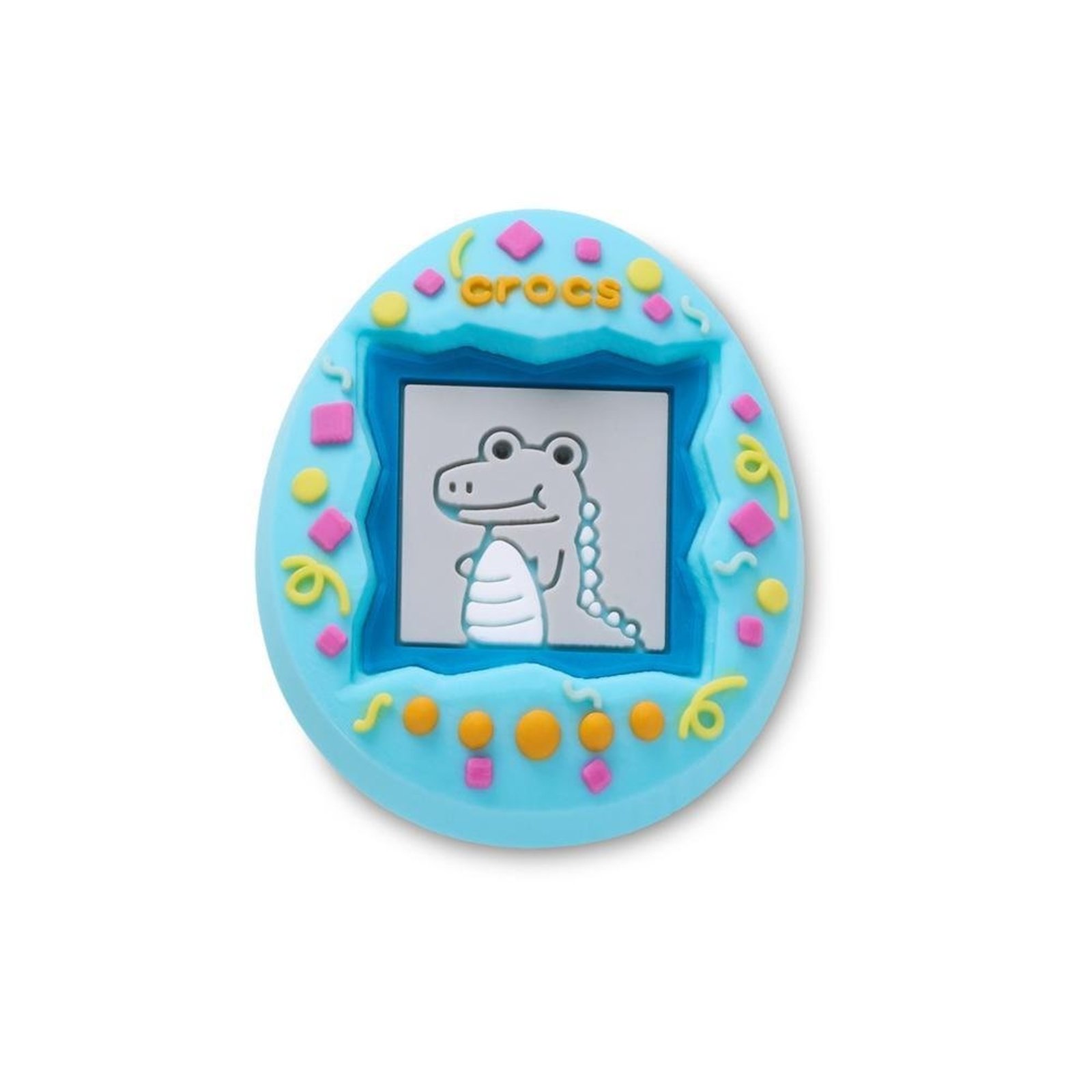 Infantil - Jibbitz™ Crocodilo Virtual Único Branco