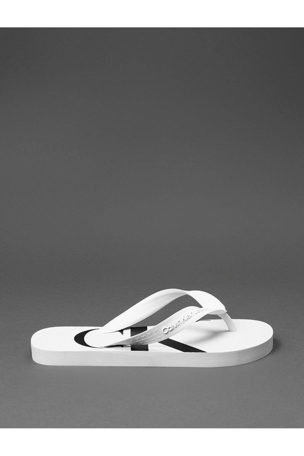 Infantil - Chinelo Menino Logo Corrido Calvin Klein Jeans - Branco 2