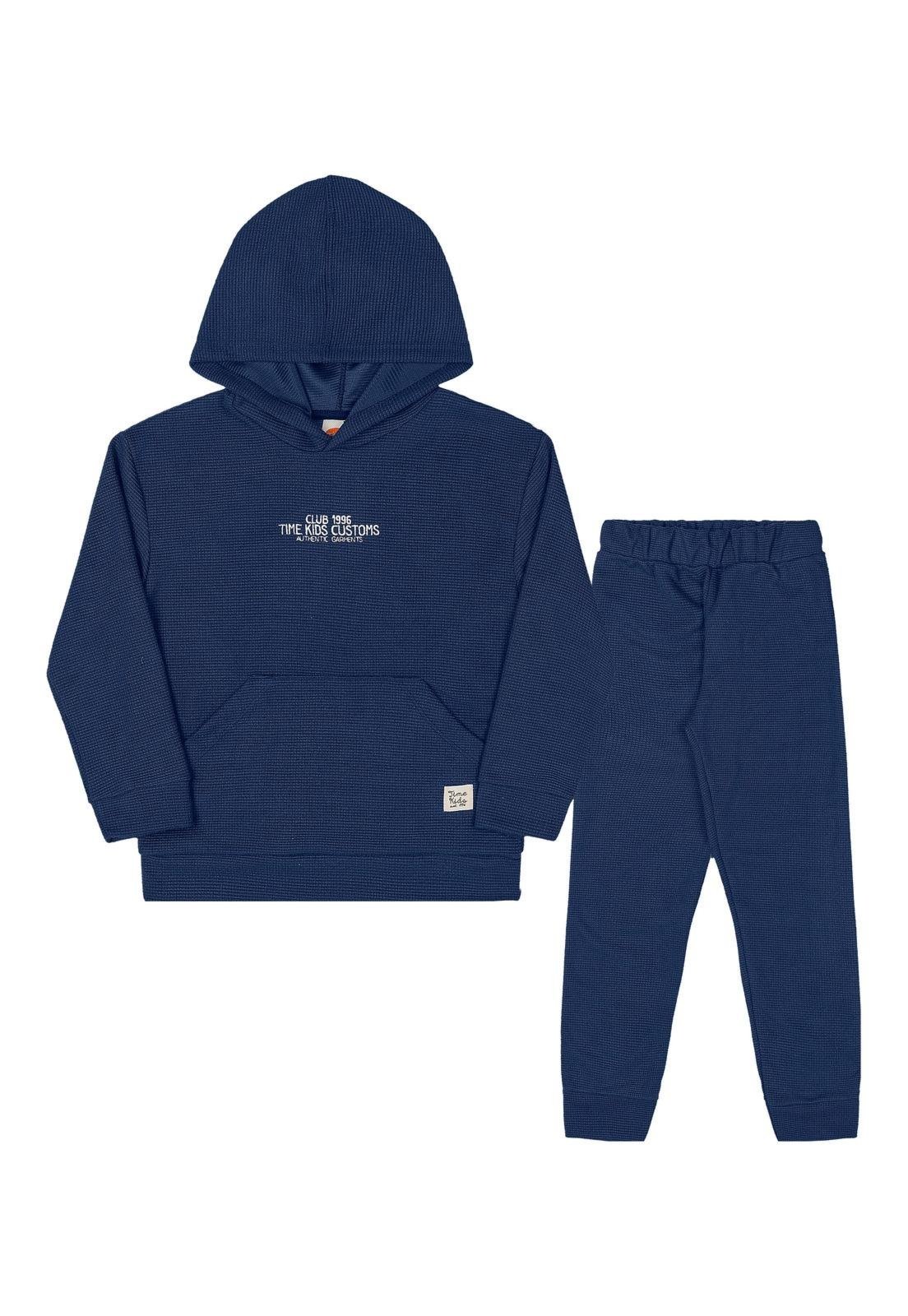 Infantil - Conjunto Calça Azul Menino Livy 10 Azul Marinho