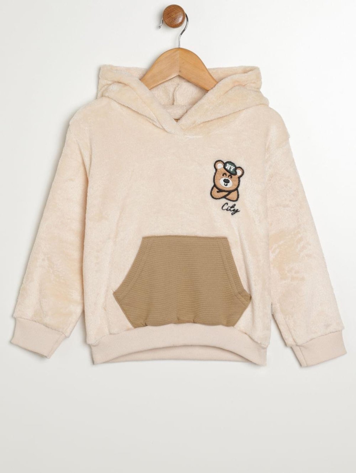 Infantil - Moletom Fleece Para Menino - BEGE