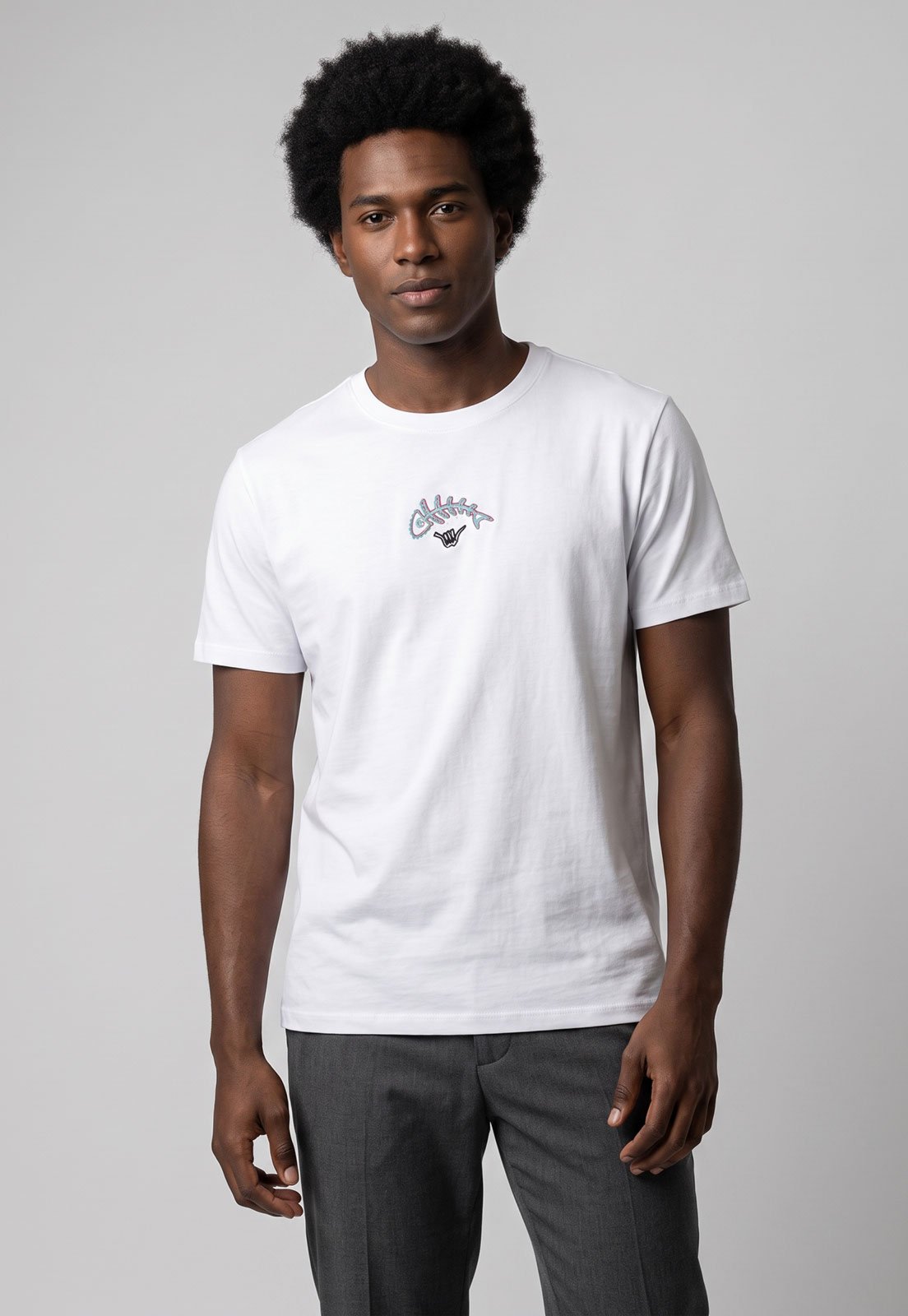 Camiseta Masculina Hang Loose Silk Mc Fish Branco
