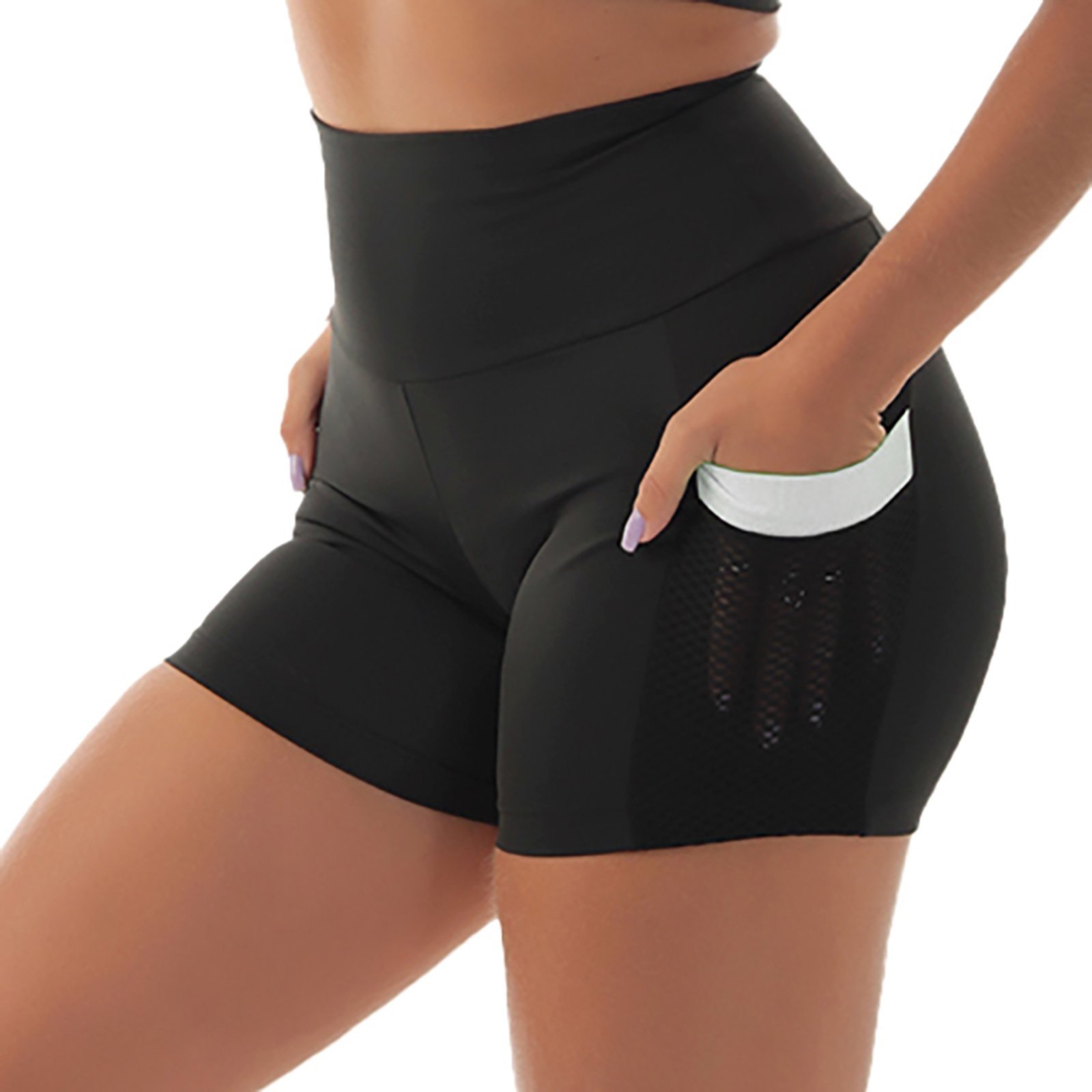 Short Biker Com Bolso Fristyle Preto