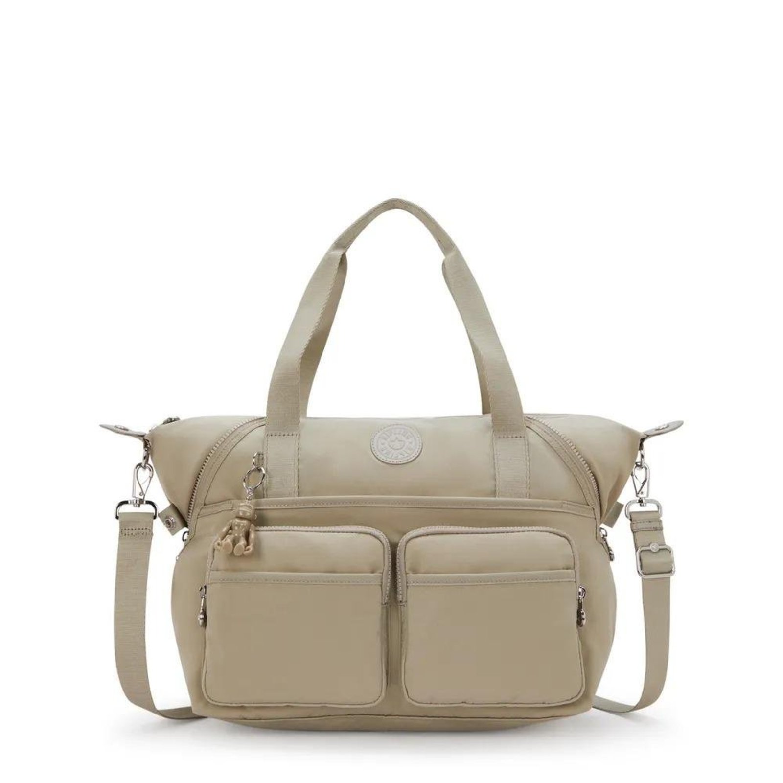 Bolsa Kipling New Art Duo Pocket Boho Tan