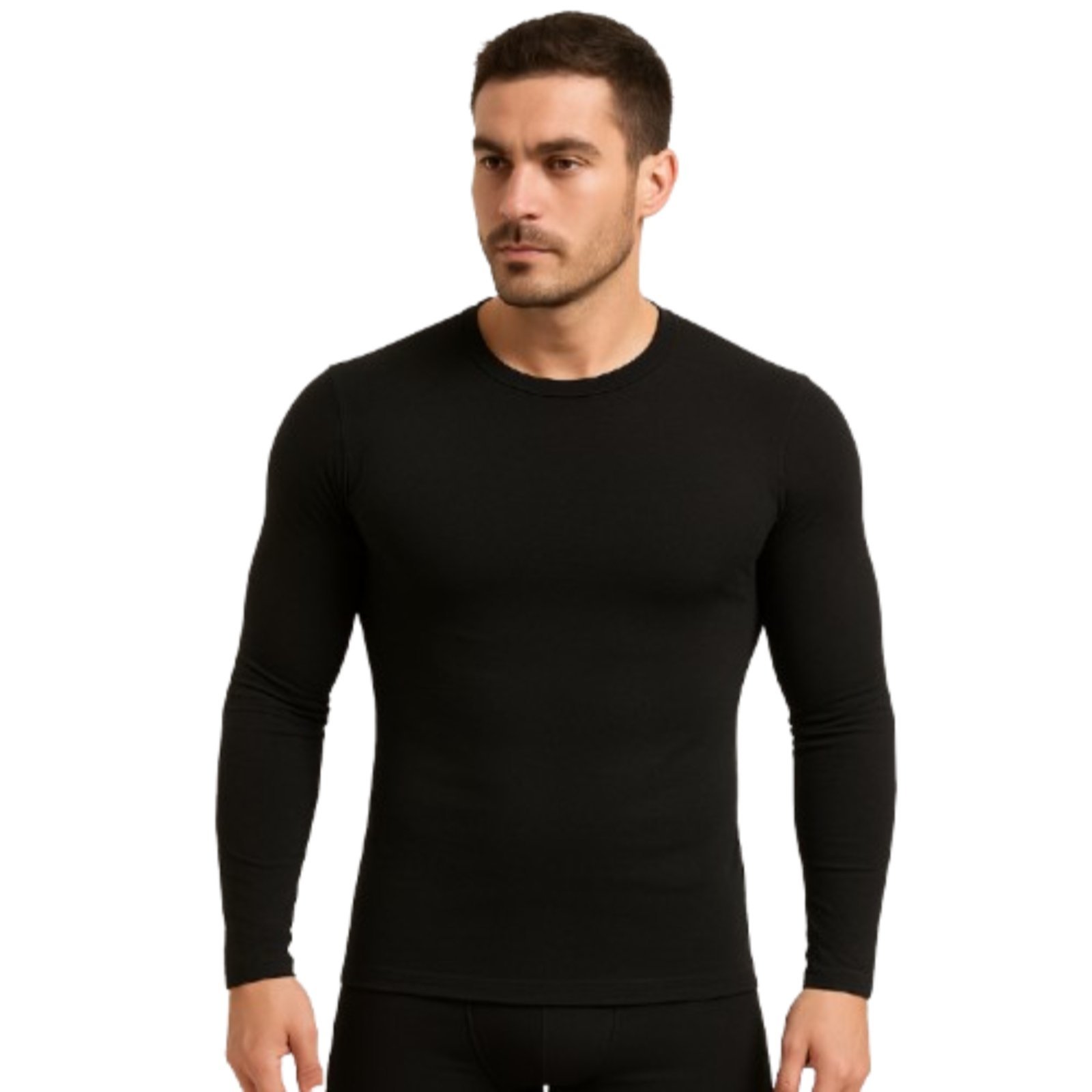 Blusa Manga Longa UV Reflexo Íntimo Proteção Solar Preto