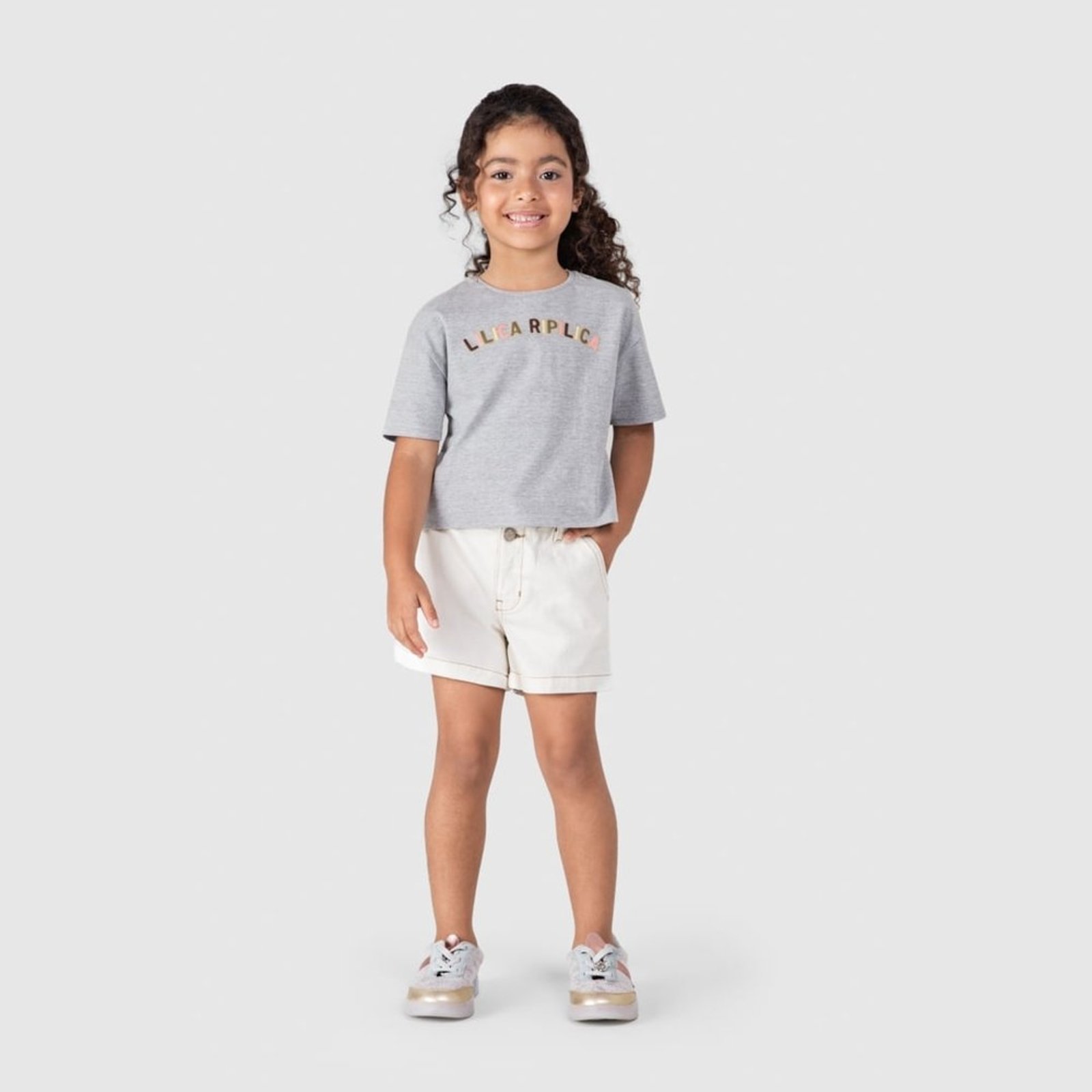 Infantil - Blusa Manga Curta Menina Lilica Ripilica