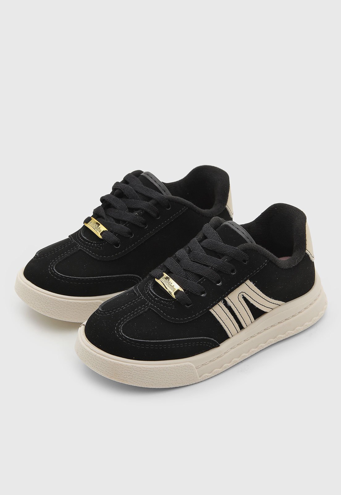 Infantil - Tênis Molekinha Cano Baixo Preto