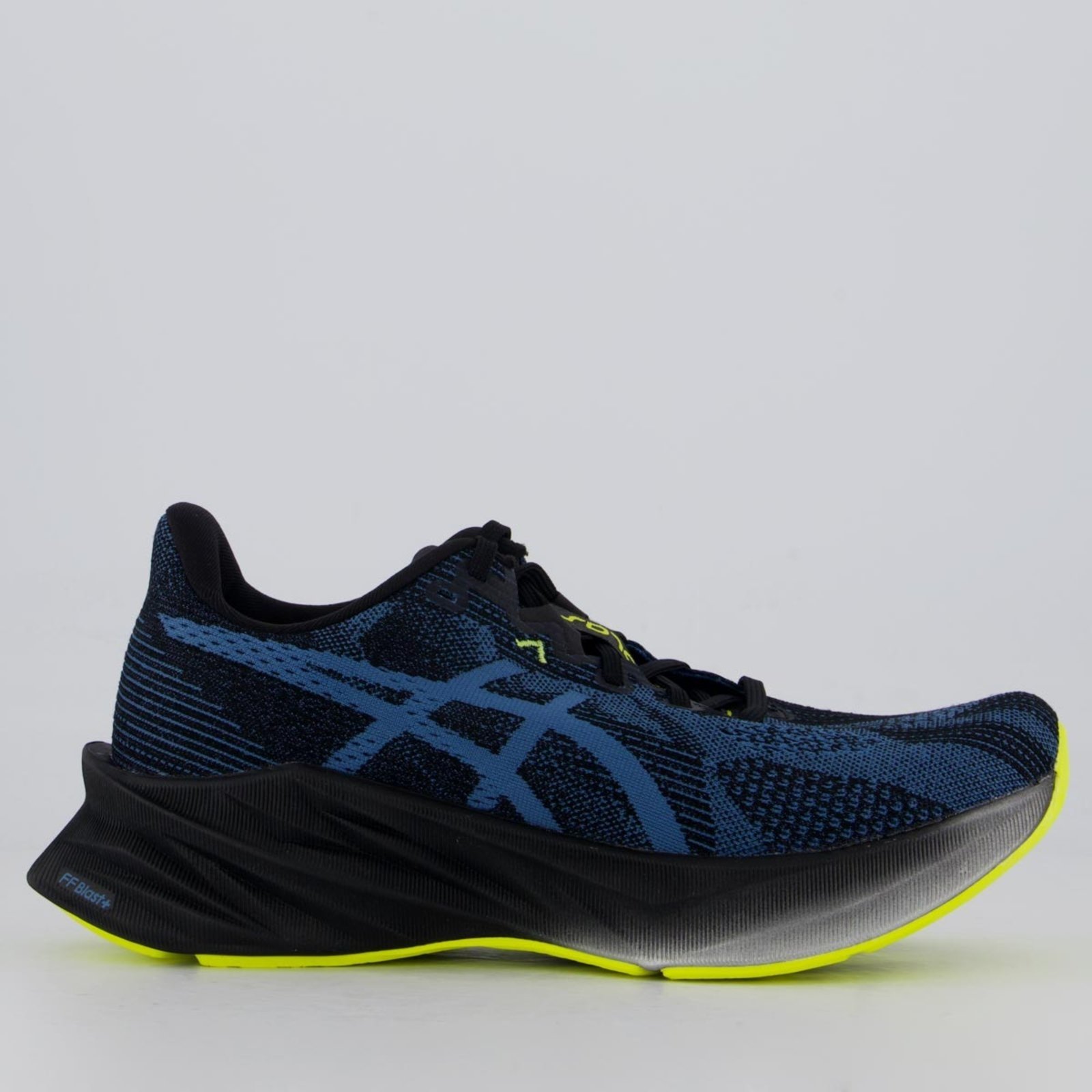 Tênis Asics Dynablast 5 Feminino Preto e Azul