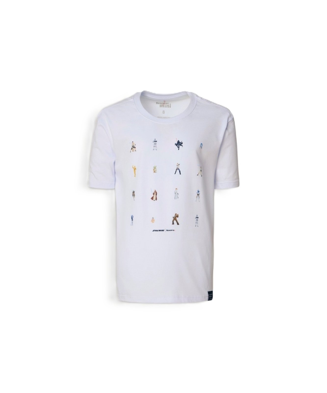 Infantil – Camiseta Estampada Personagens Starwars Reserva Mini