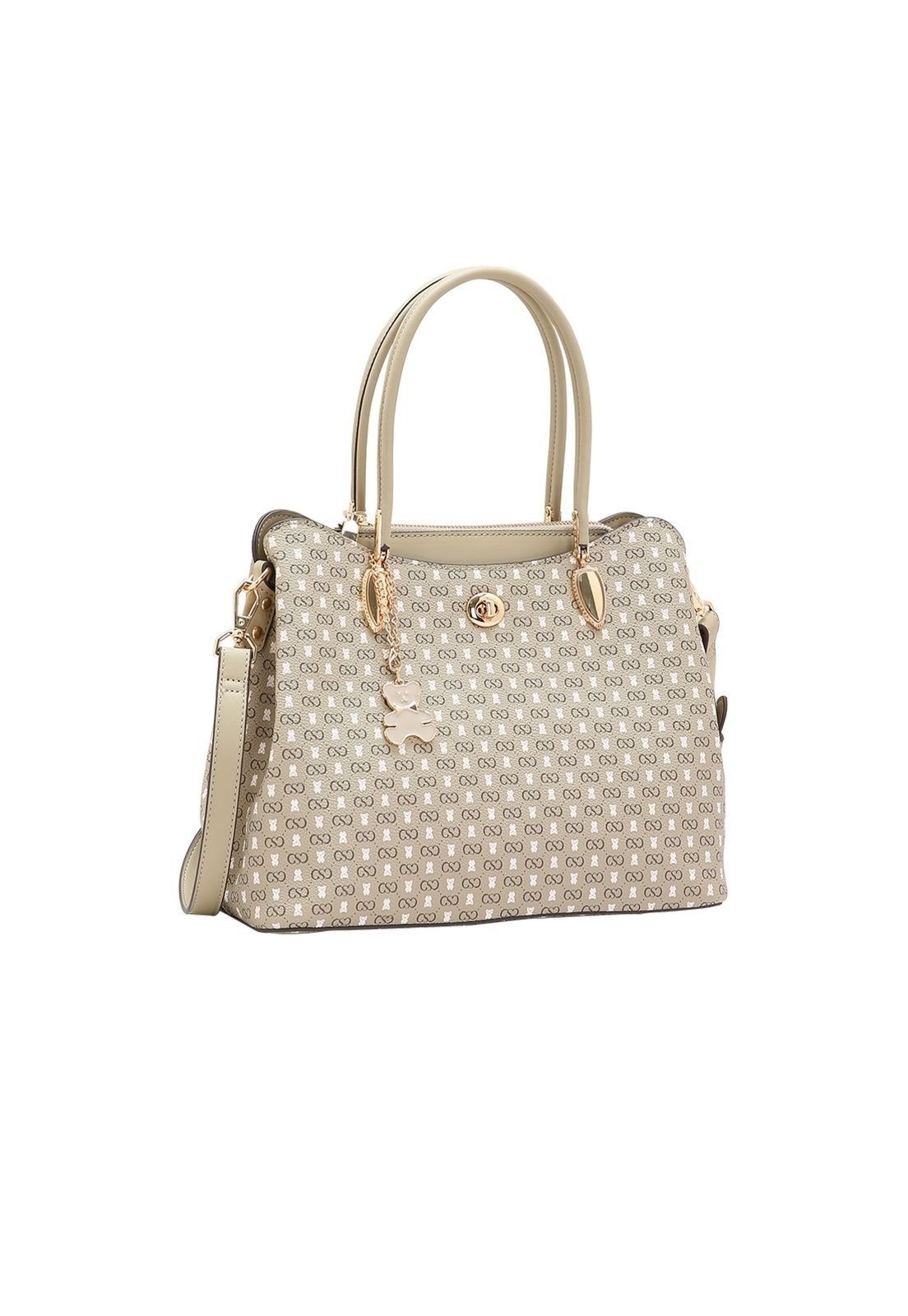 Bolsa Feminina Chenson Monograma Baby Urso 3485367 Preto