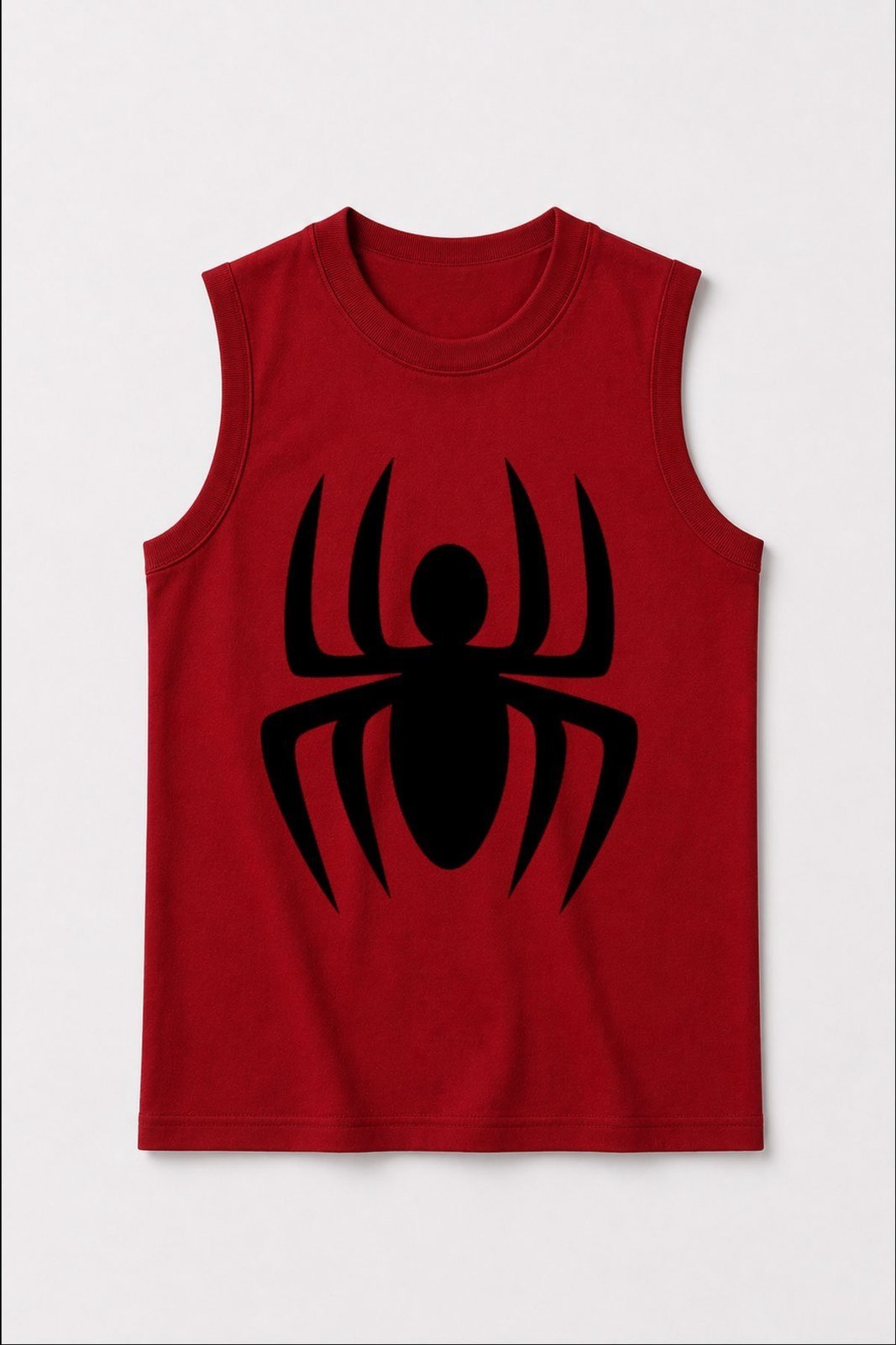Infantil - Camiseta Regata Masculina Algodão Aranha Vermelho - Babei no Look