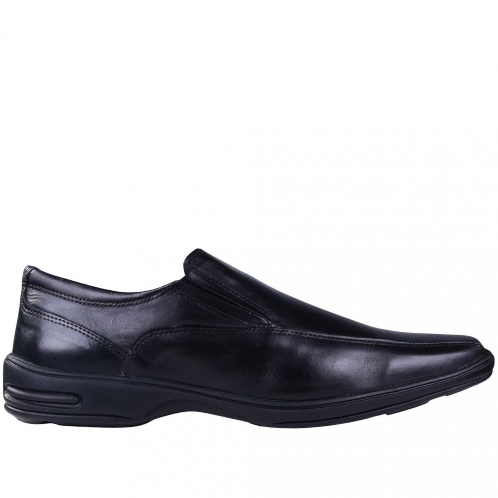 Sapato Masculino em Couro Zariff Med001 Zariff Preto