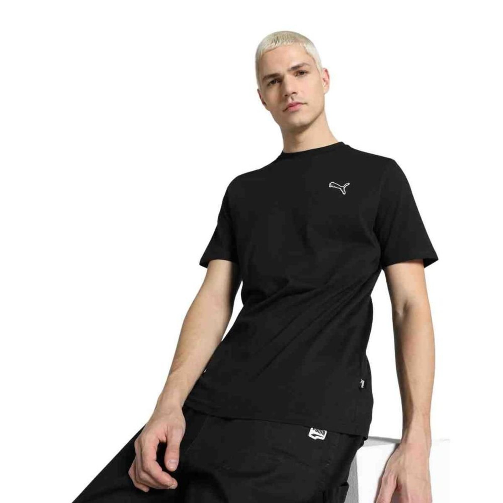 Camiseta Masculina Puma Better Essentials Preta