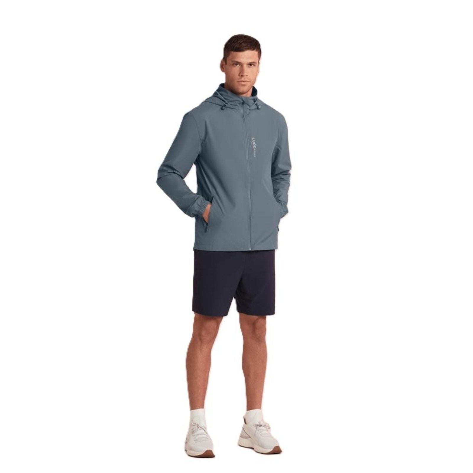 Jaqueta Quebra Vento Masculina Lupo Windbreak 77131 Cinza G