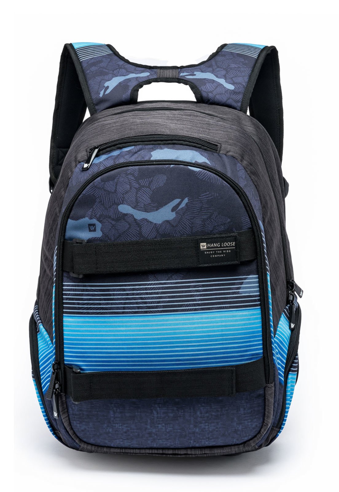 Mochila Masculina Hang Loose Floater Cinza/Azul Casual