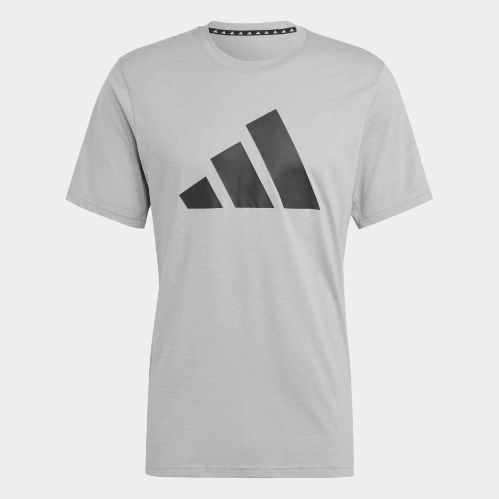 Vista 3 Camiseta Treino Manga Curta Logo adidas Performance preto Adidas preto