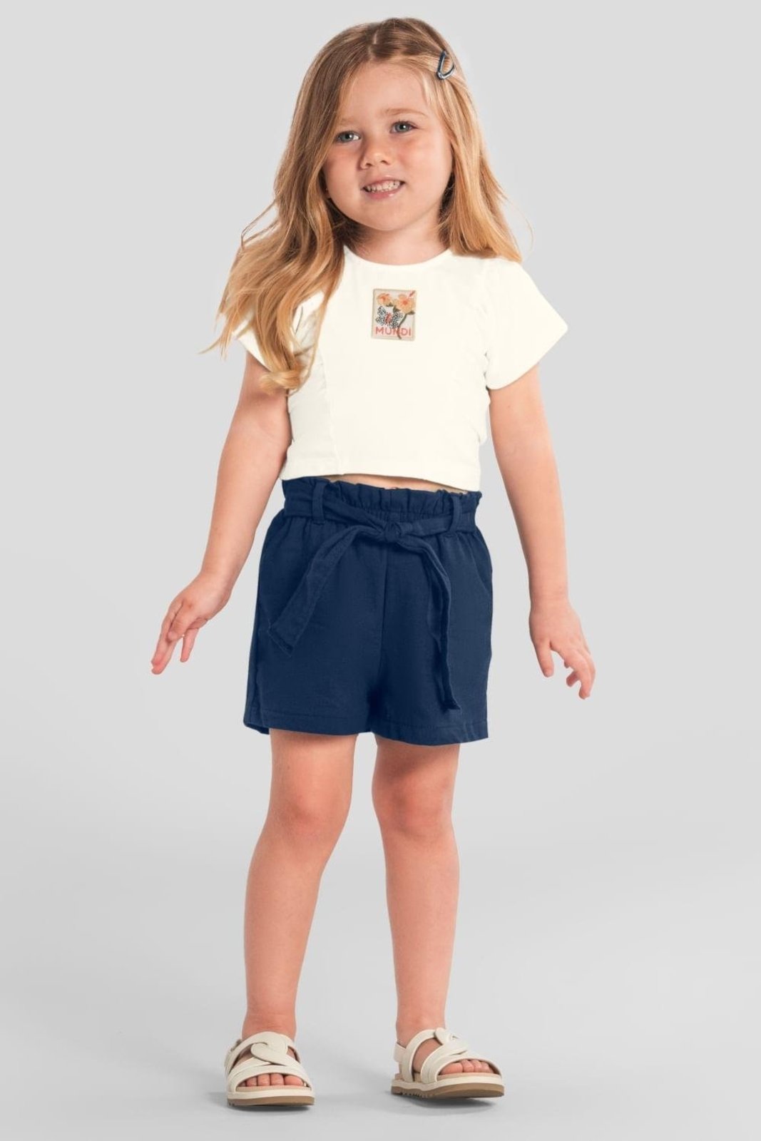 Infantil - Conjunto menina floral Mundi