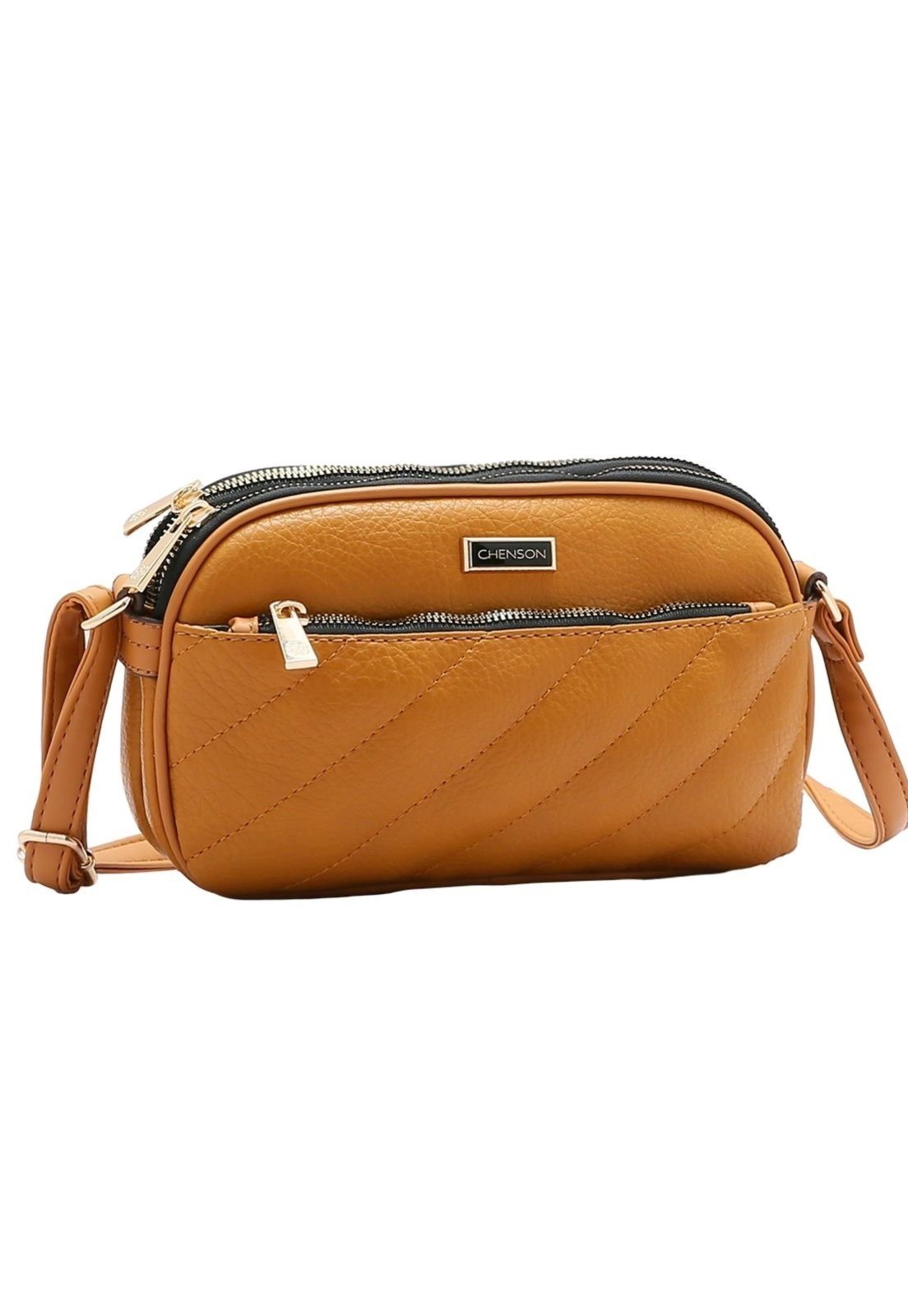 Bolsa Feminina Chenson Matelasse Diagonal Mostarda