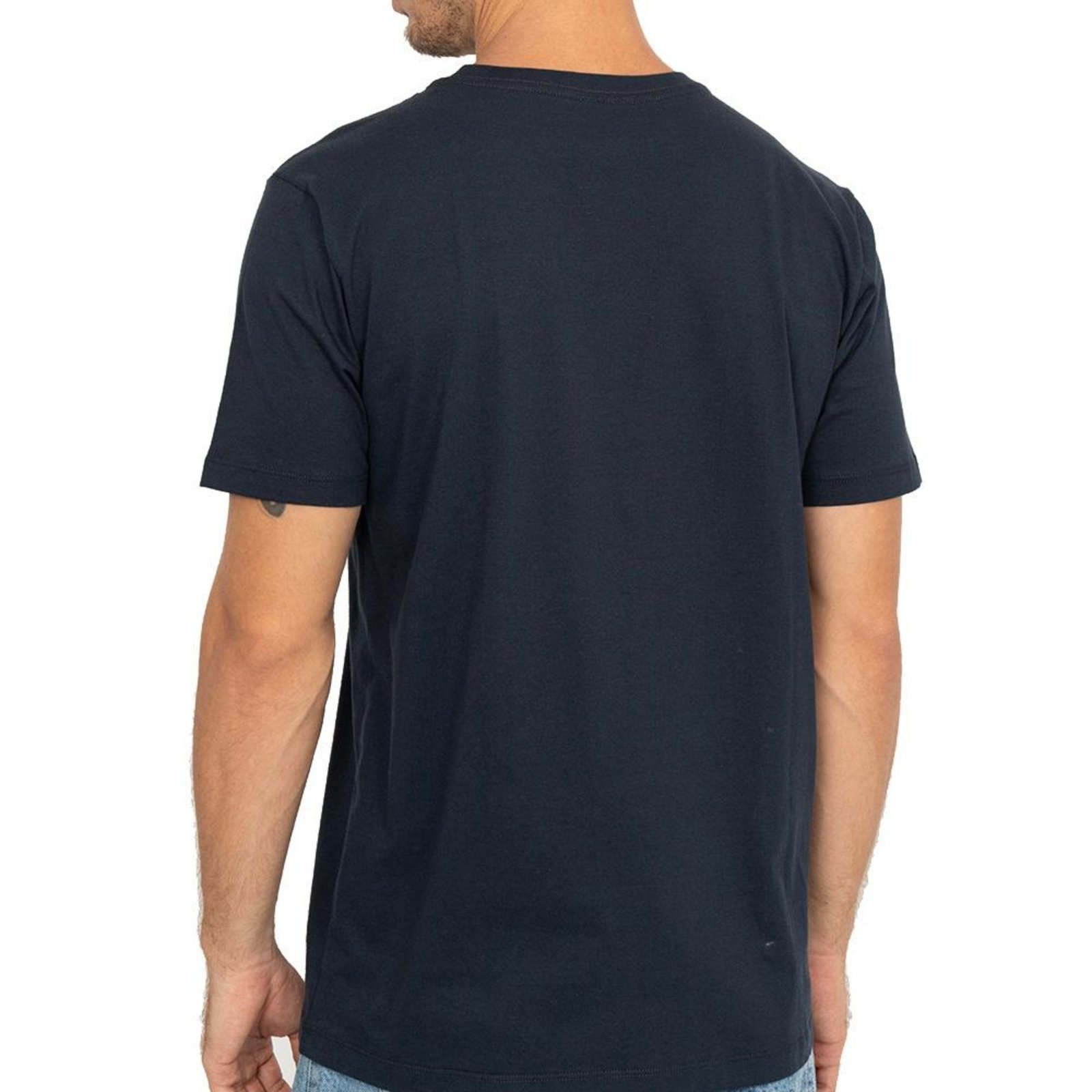 Camiseta Quiksilver Emb Three Logo WT26 Masculina Marinho