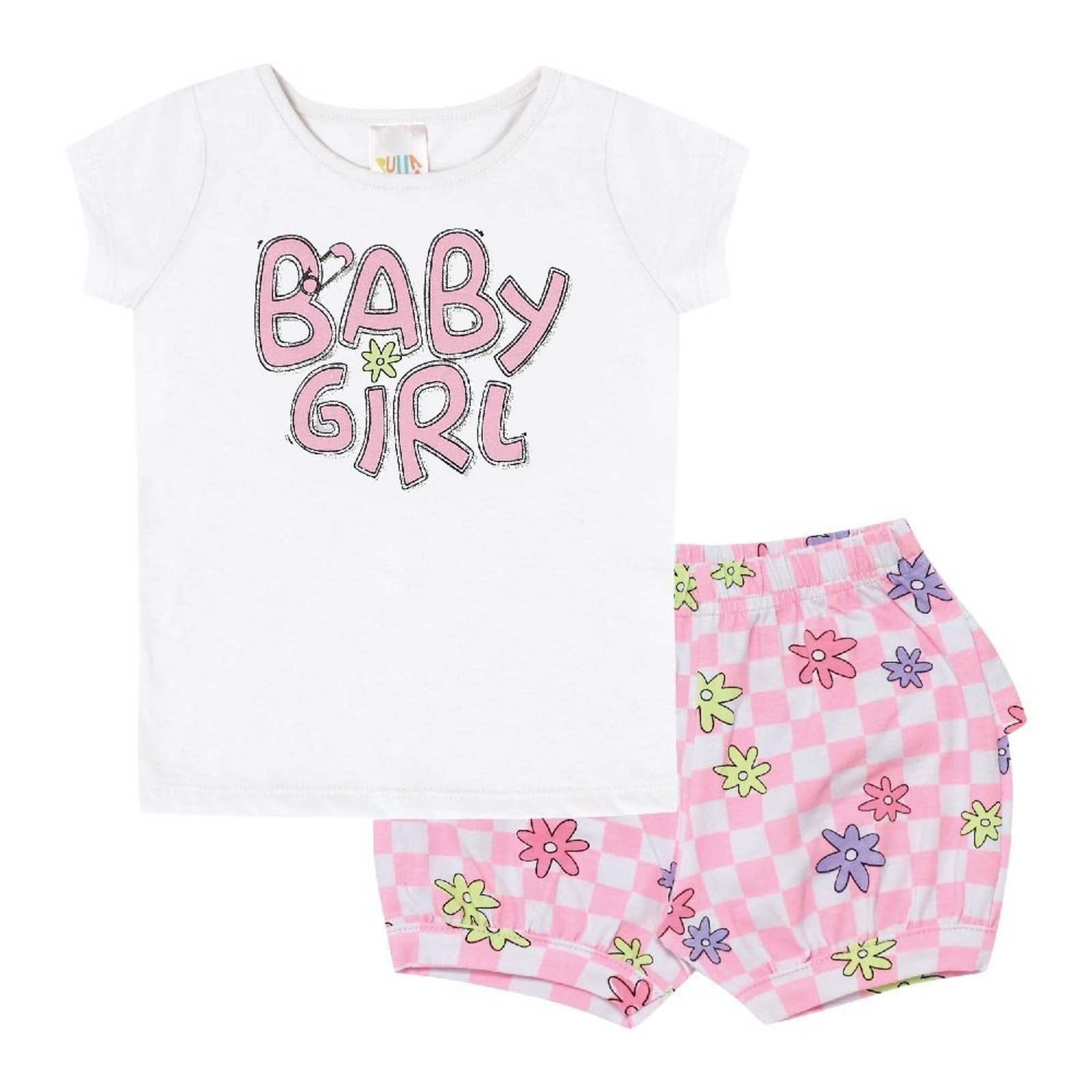 Infantil - Conjunto Menina - Branco - 47612-3