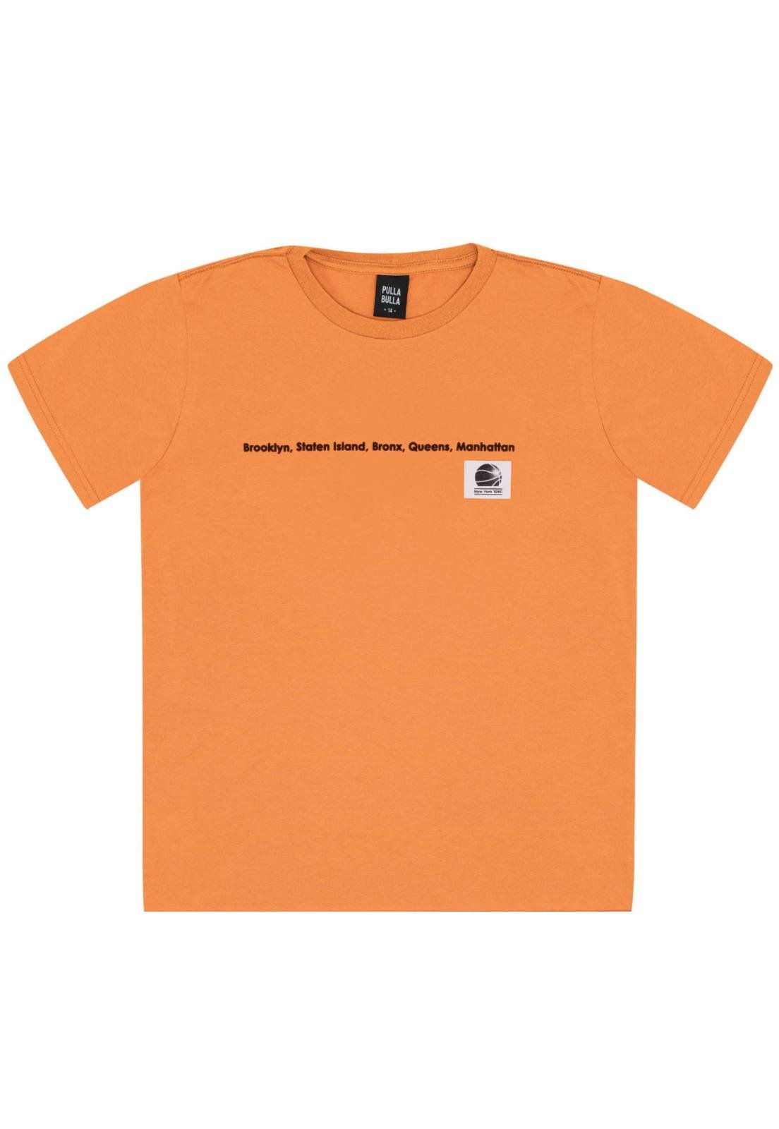 Infantil – Camiseta Verão Manga Curta Estampada Pulla Bulla