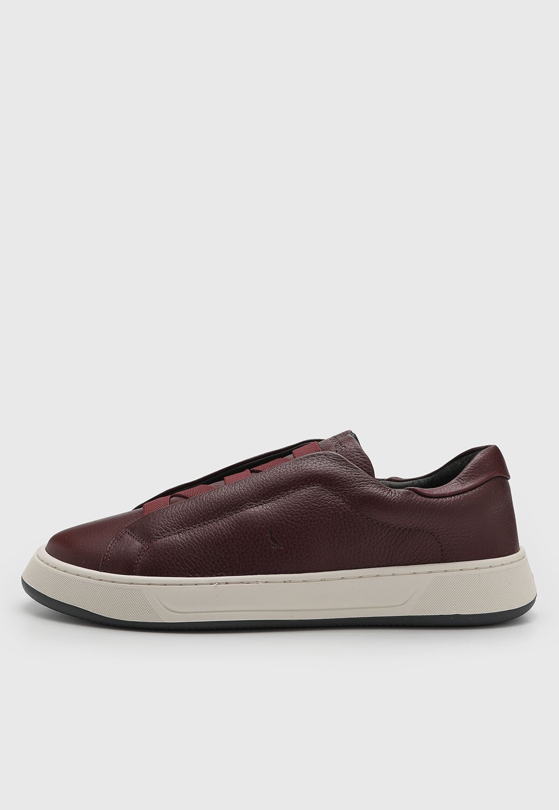 Tênis Masculino Reserva Couro Slip On Vinho
