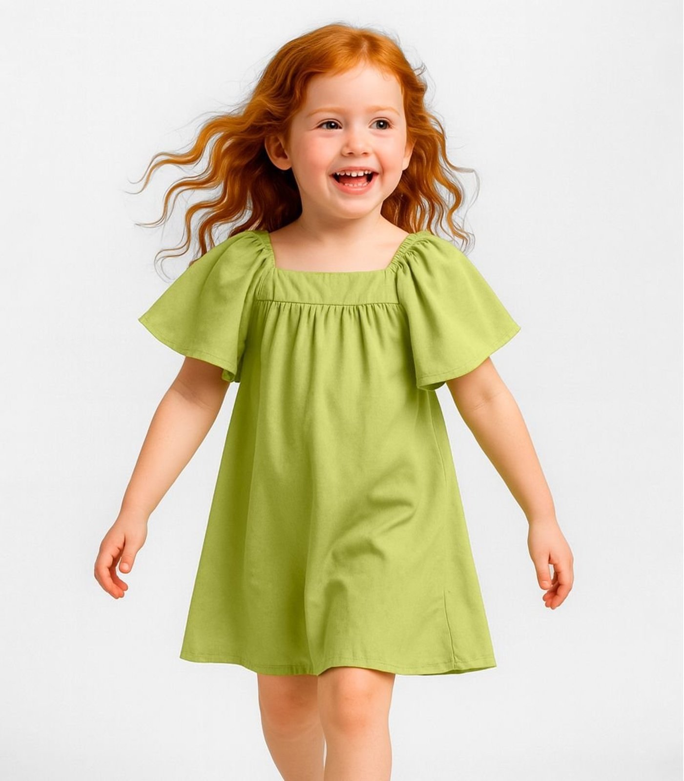 Infantil - Vestido em Viscose Infinita Cor Amarelo