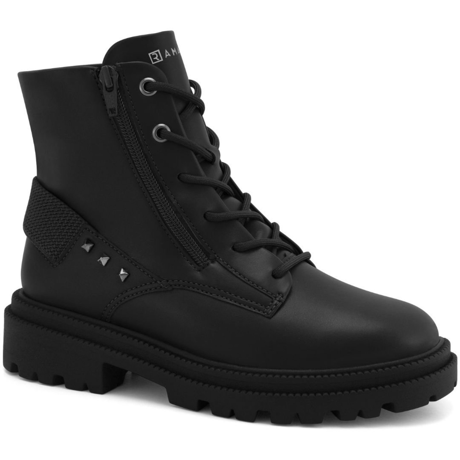 Bota Feminina Coturno Tratorado Ramarim 2462104 - Preto