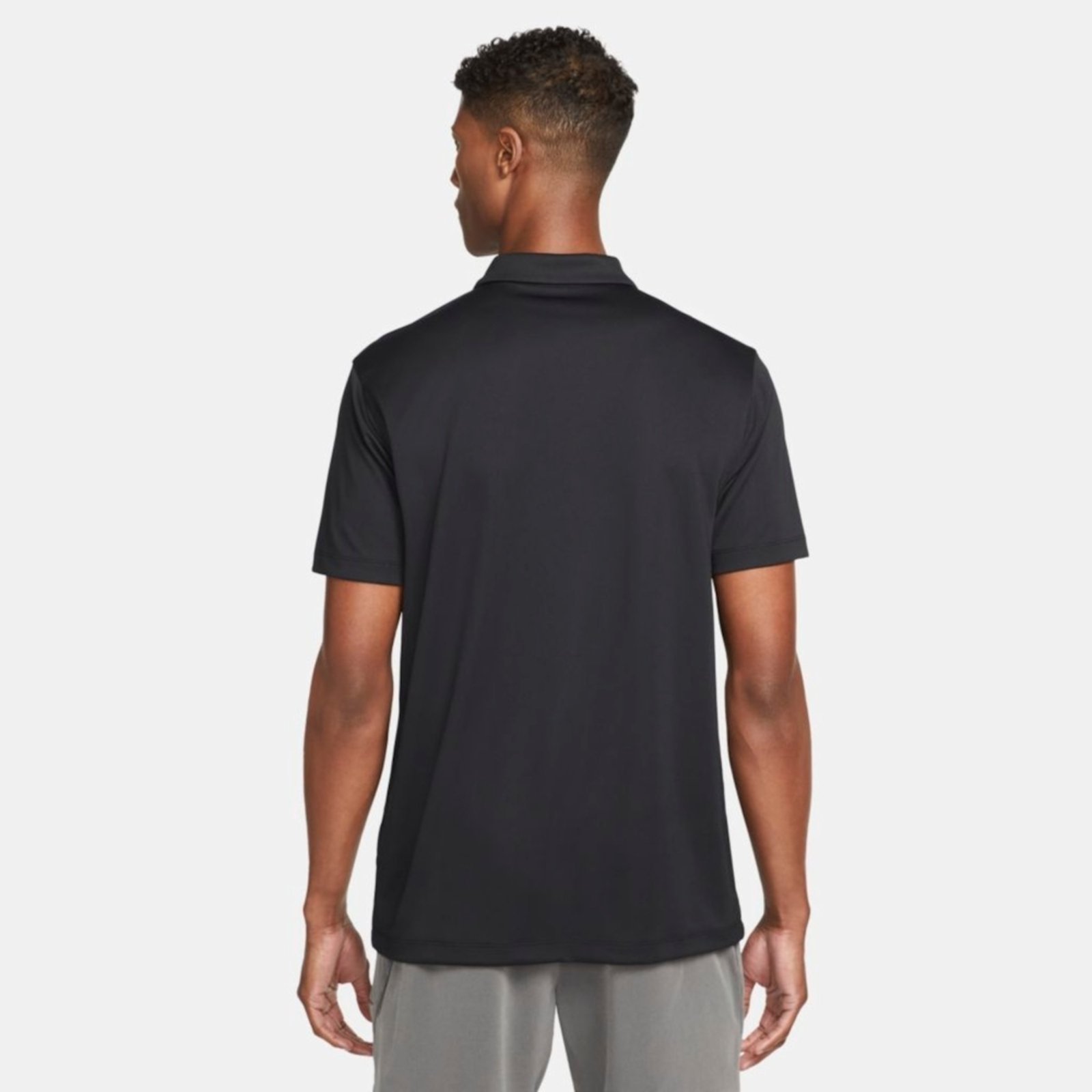 Vista 3 Camisa Polo NikeCourt Dri-FIT preto Nike preto