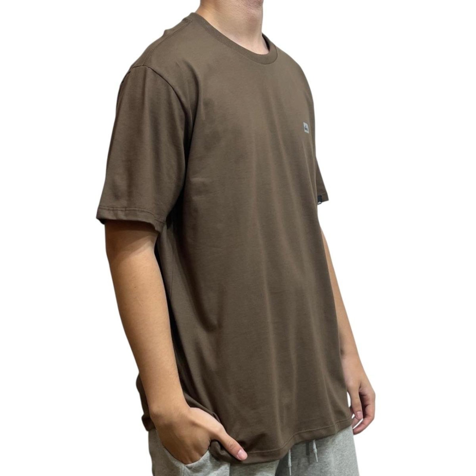 Camiseta Quiksilver Transfer Square- Quiksilver - Marrom