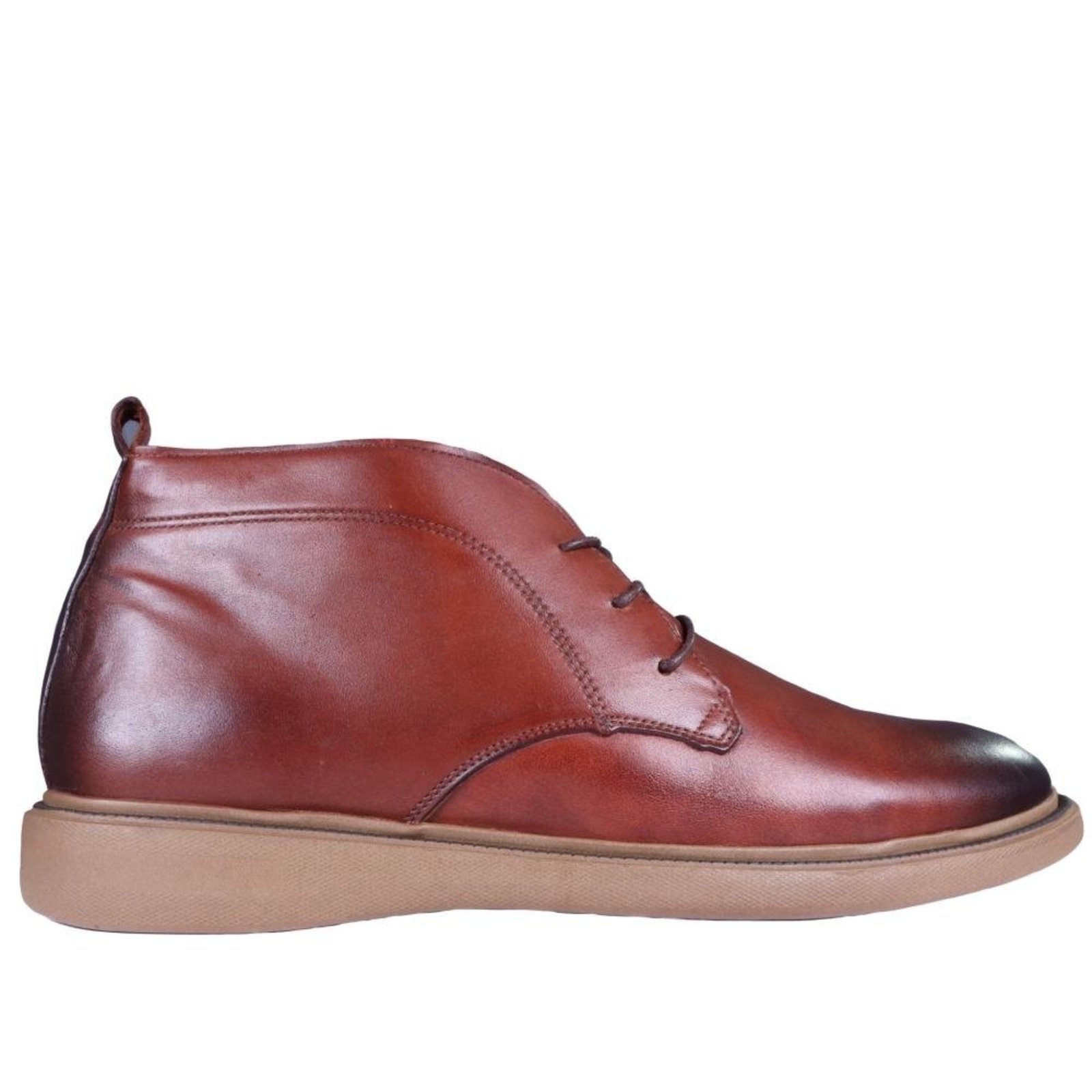 Bota Masculina em Couro Zariff Rot013 Marrom Incolor