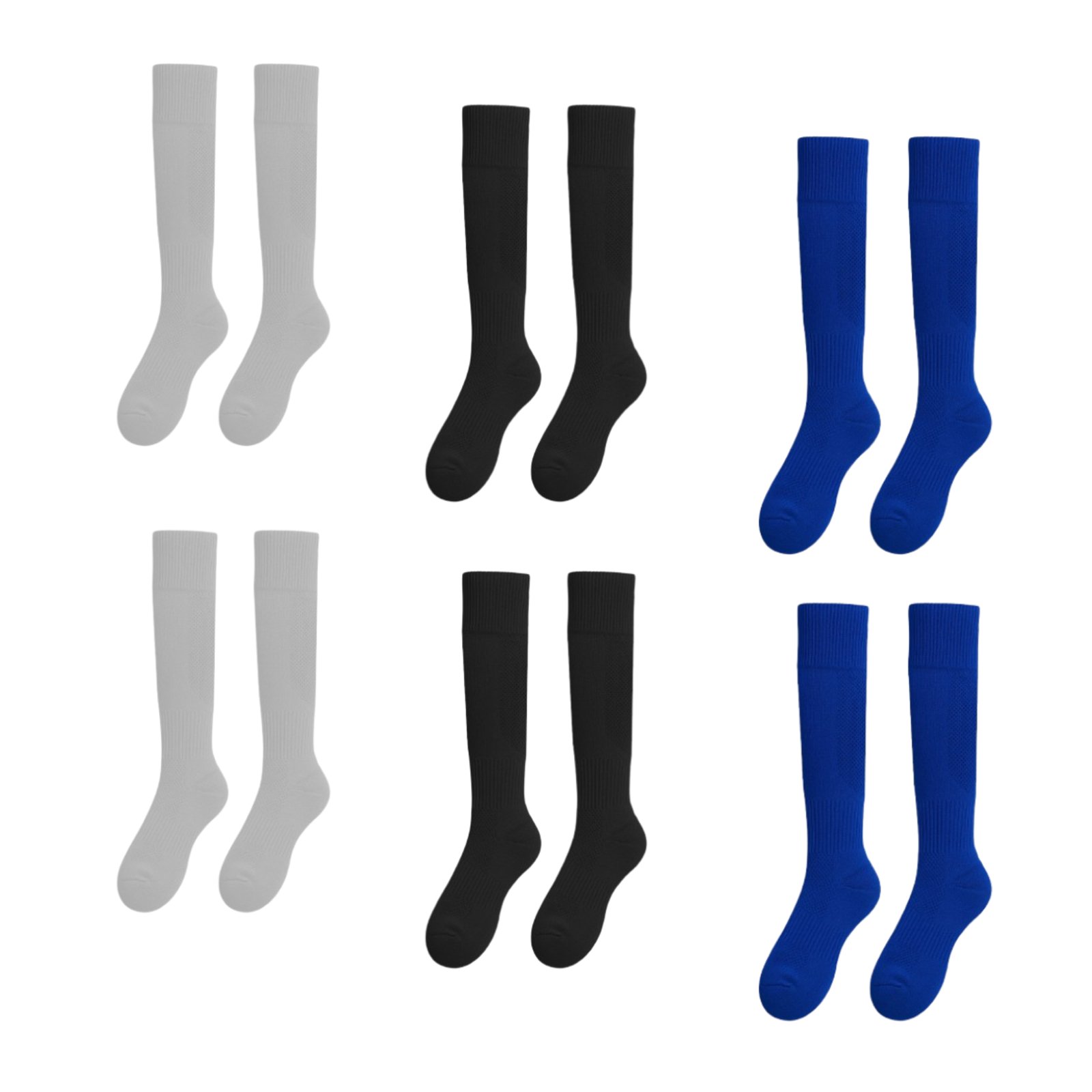 Kit 6 Meião QLC Sports Esportiva Sortida