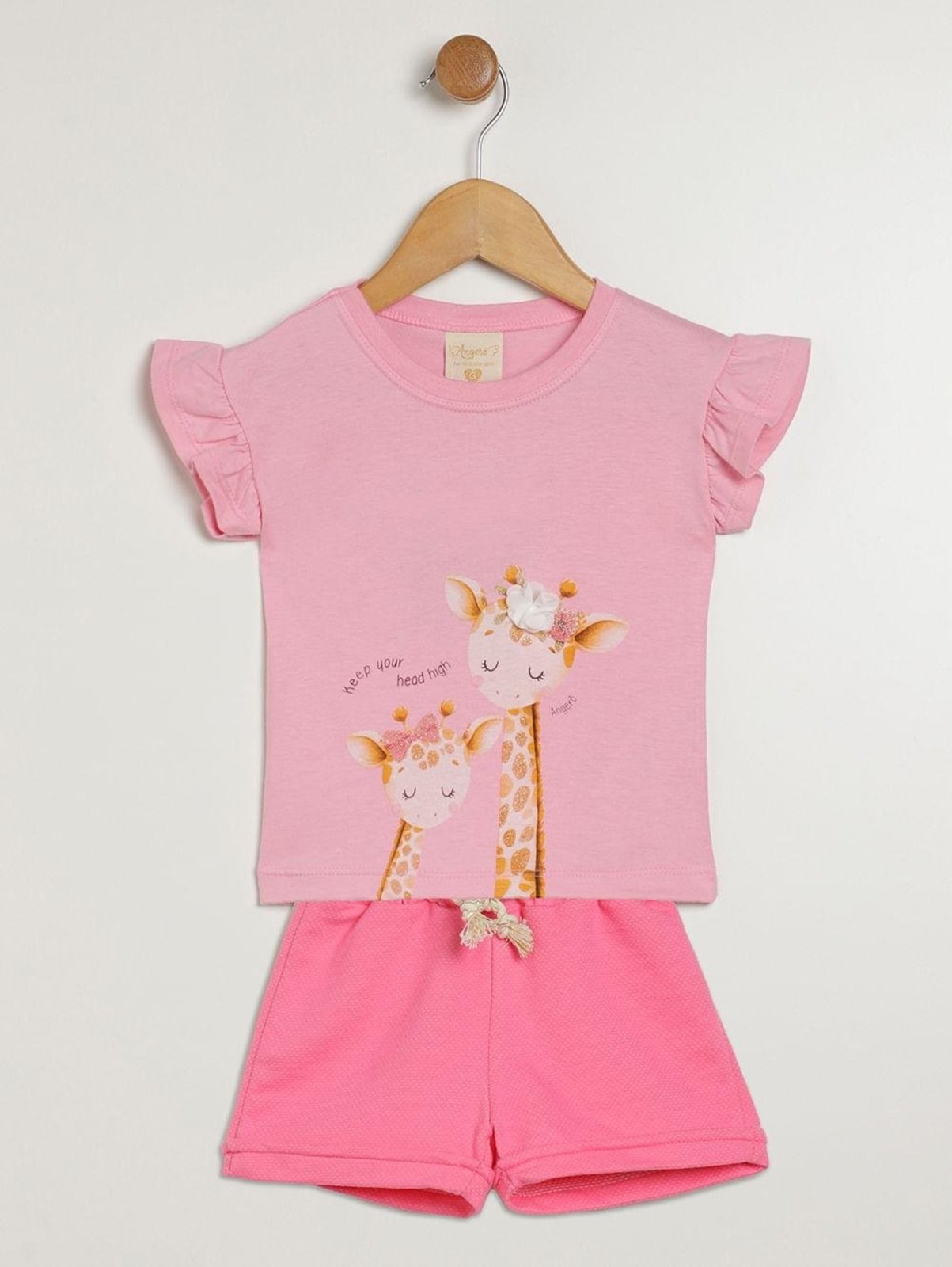 Infantil - Conjunto Curto Para - ROSA