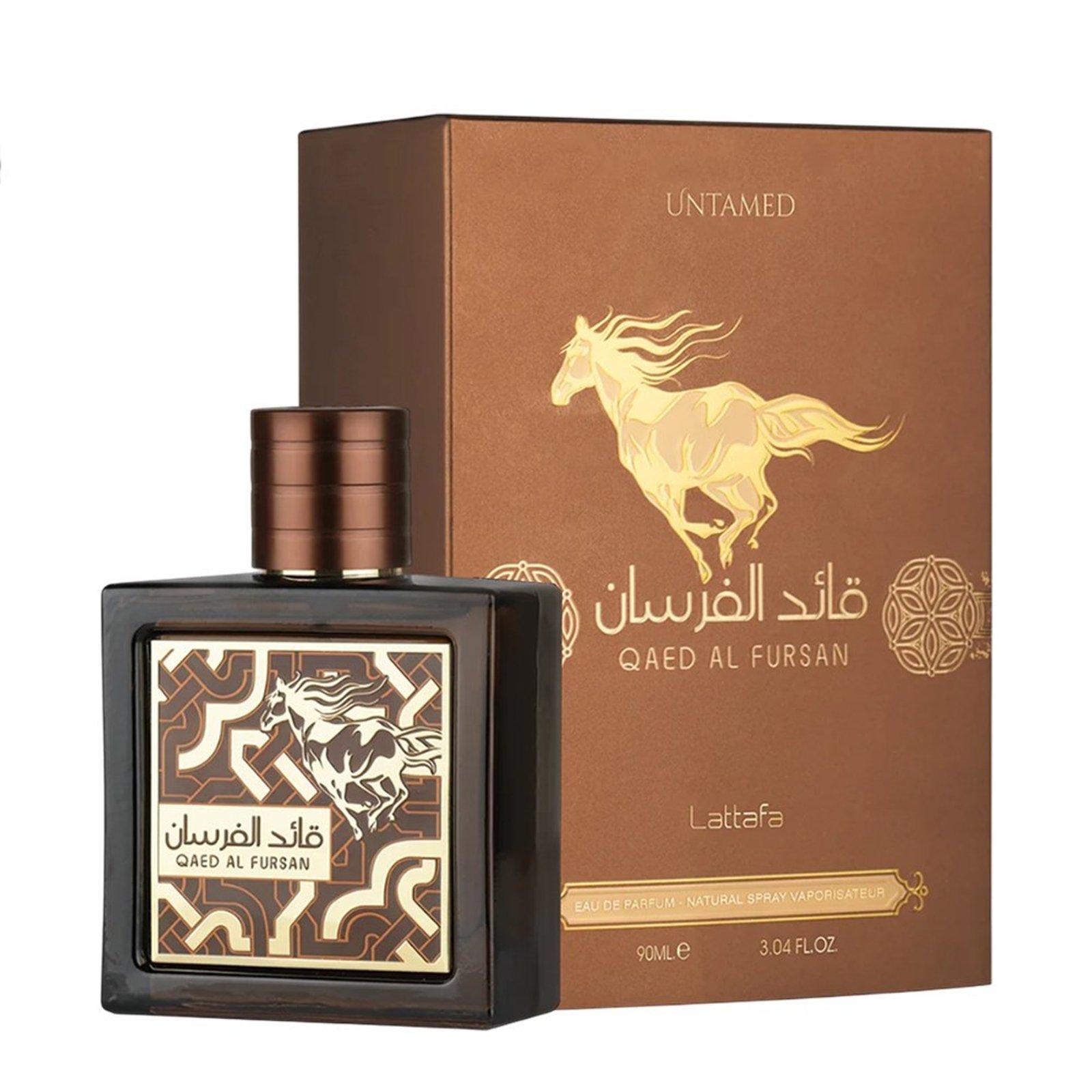 Lattafa Qaed Al Fursan Untamed Eau de Parfum - Perfume Unissex 90ml