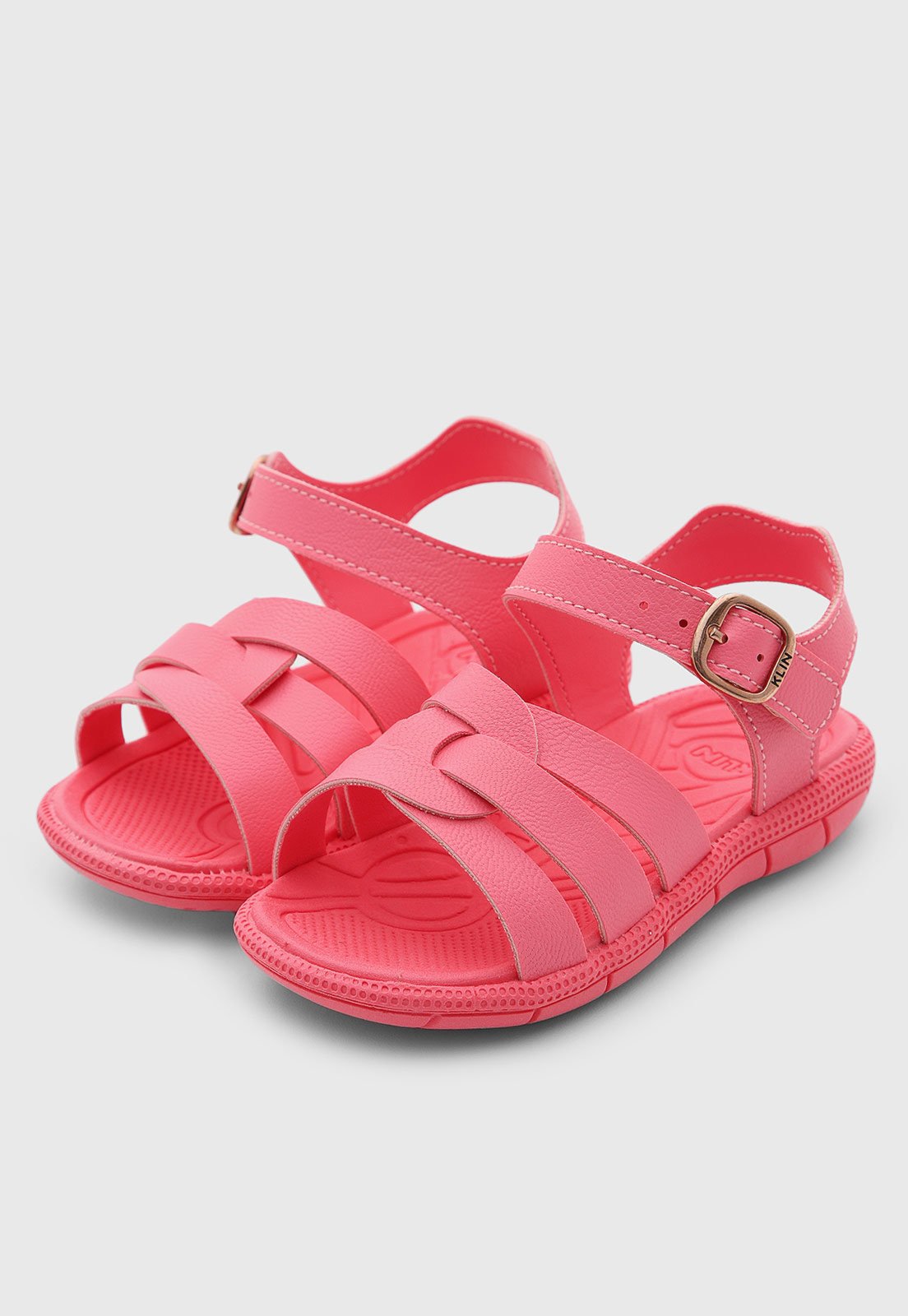 Infantil - Sandália Klin Tiras Rosa