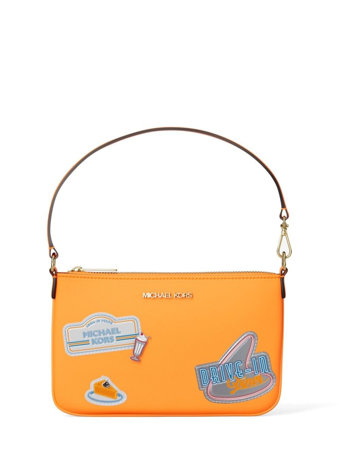 Vista 2 Bolsa Carteira Pequena 35T5gtvw5i890 Michael Kors laranja