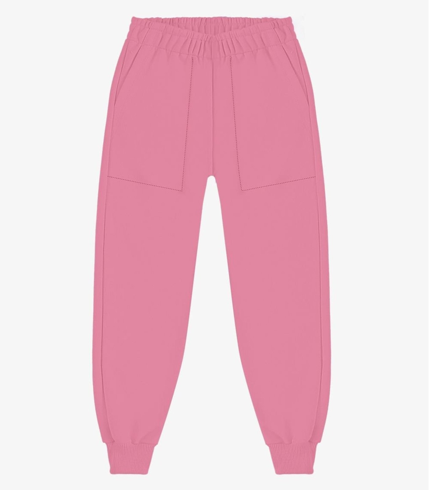 Infantil - Calça de Moletom Unissex Rovi Rosa